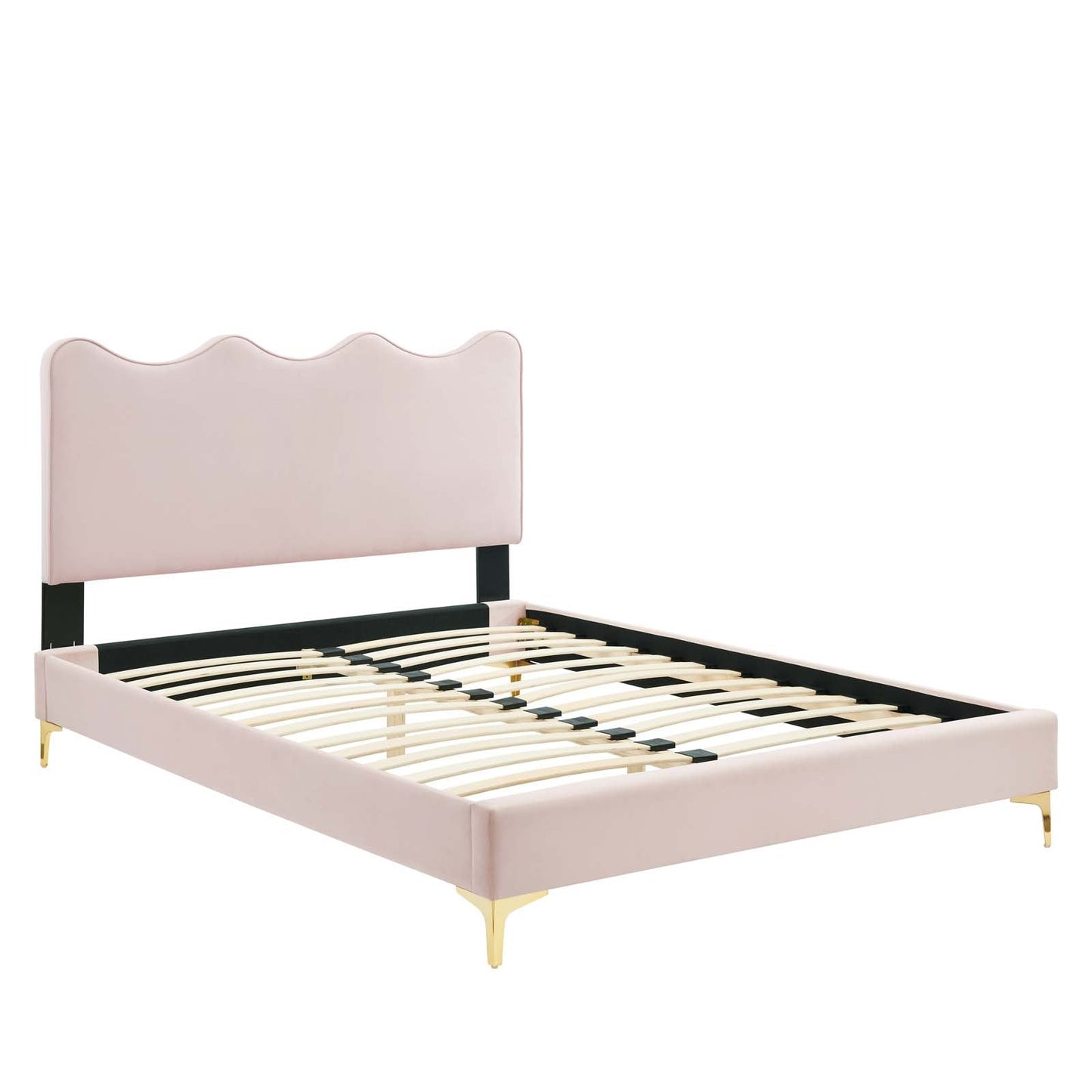 Current Performance Velvet Full Platform Bed By Modway - MOD-6730-CHA | Beds |  Modishstore - 60