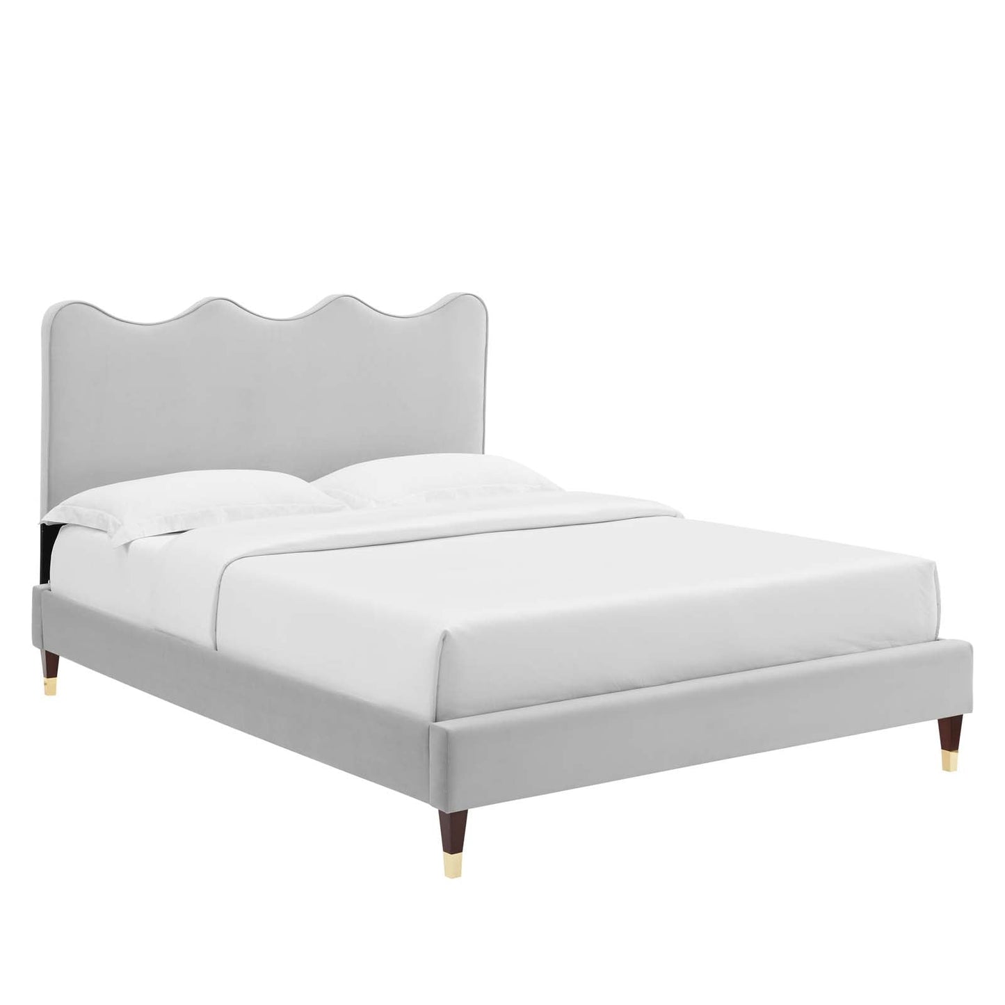 Current Performance Velvet Full Platform Bed By Modway - MOD-6731-CHA | Beds |  Modishstore - 23