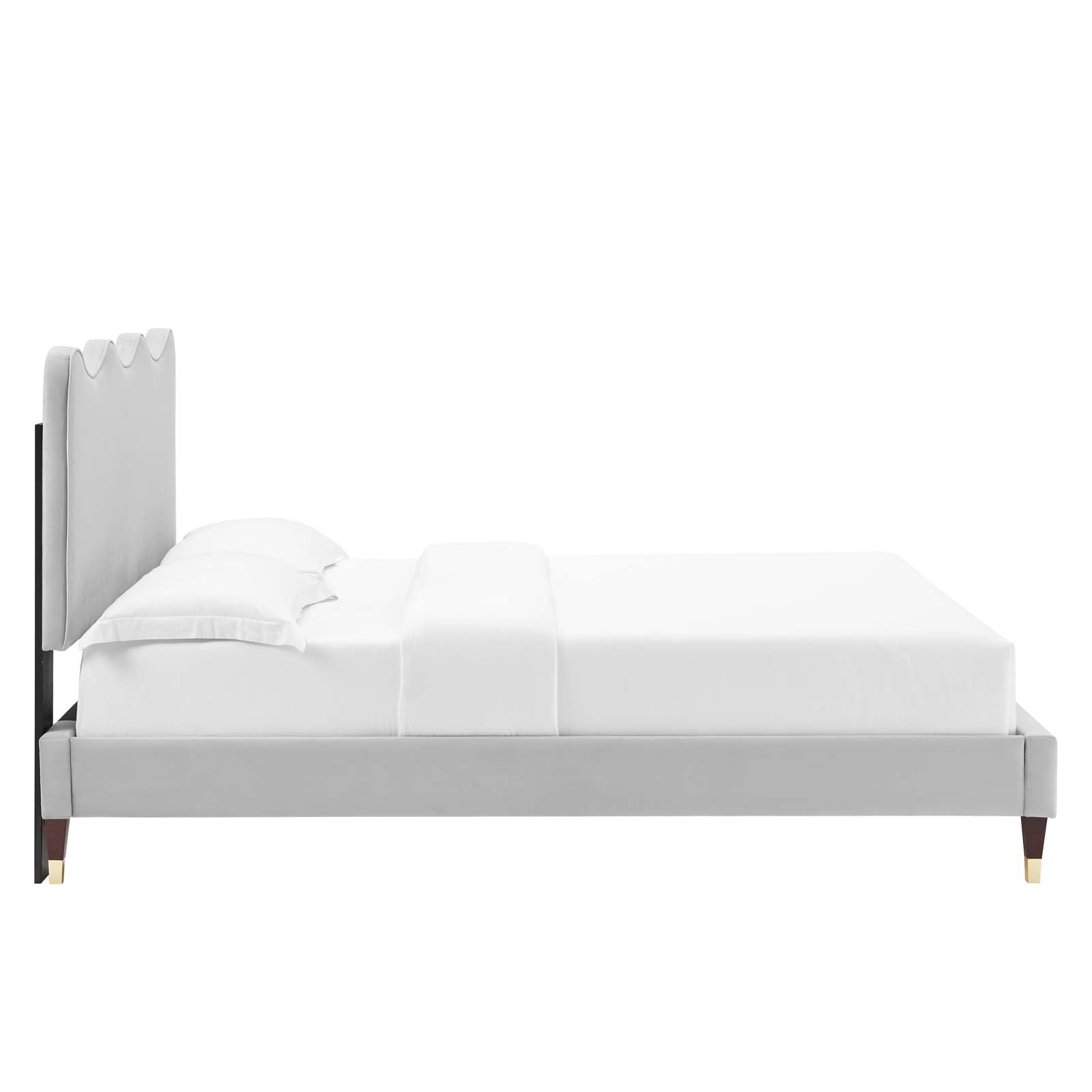 Current Performance Velvet Full Platform Bed By Modway - MOD-6731-CHA | Beds |  Modishstore - 27