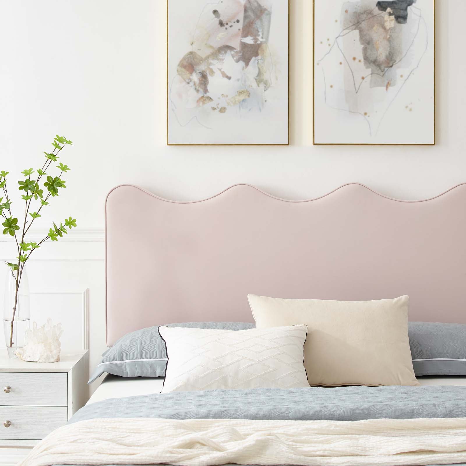 Current Performance Velvet Full Platform Bed By Modway - MOD-6731-CHA | Beds |  Modishstore - 57