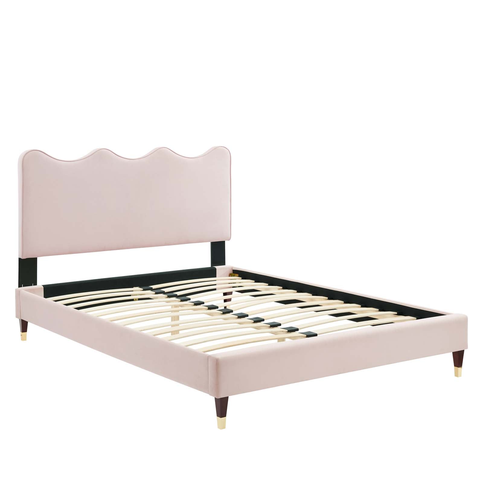 Current Performance Velvet Full Platform Bed By Modway - MOD-6731-CHA | Beds |  Modishstore - 61