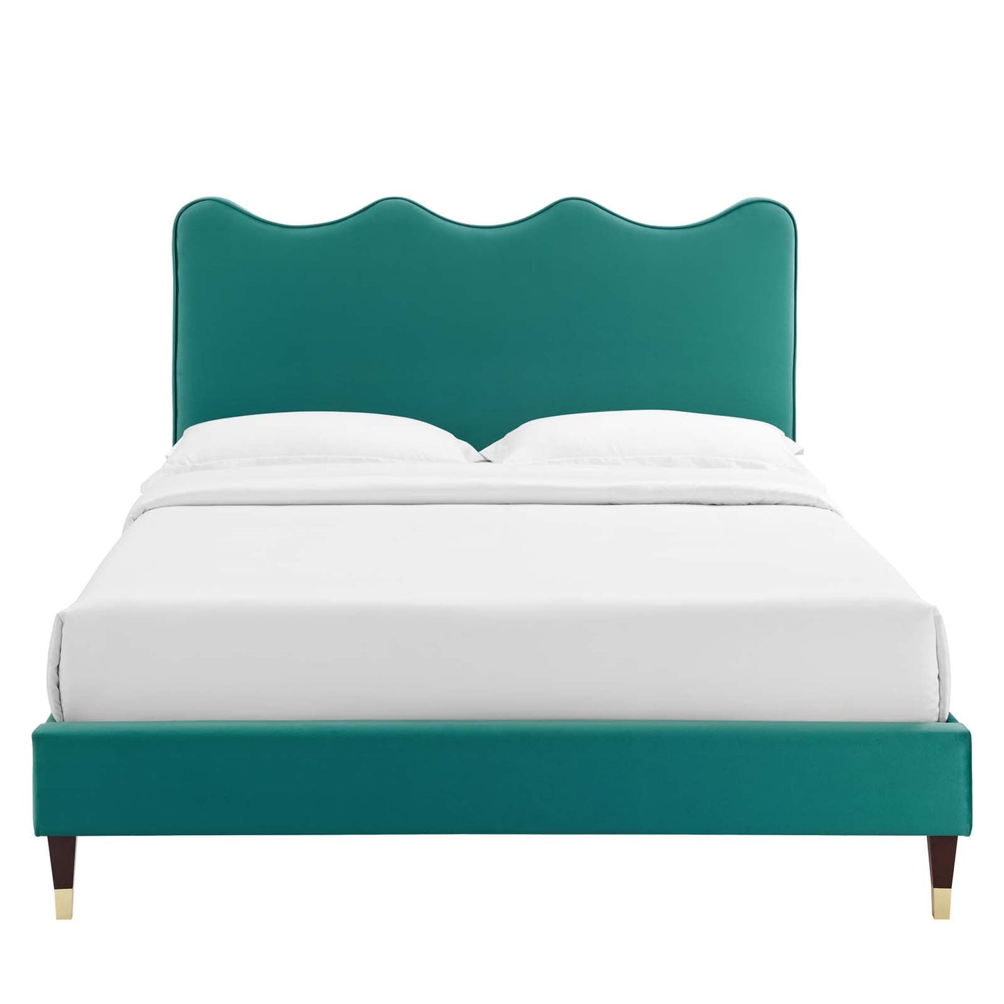 Current Performance Velvet Full Platform Bed By Modway - MOD-6731-CHA | Beds |  Modishstore - 74