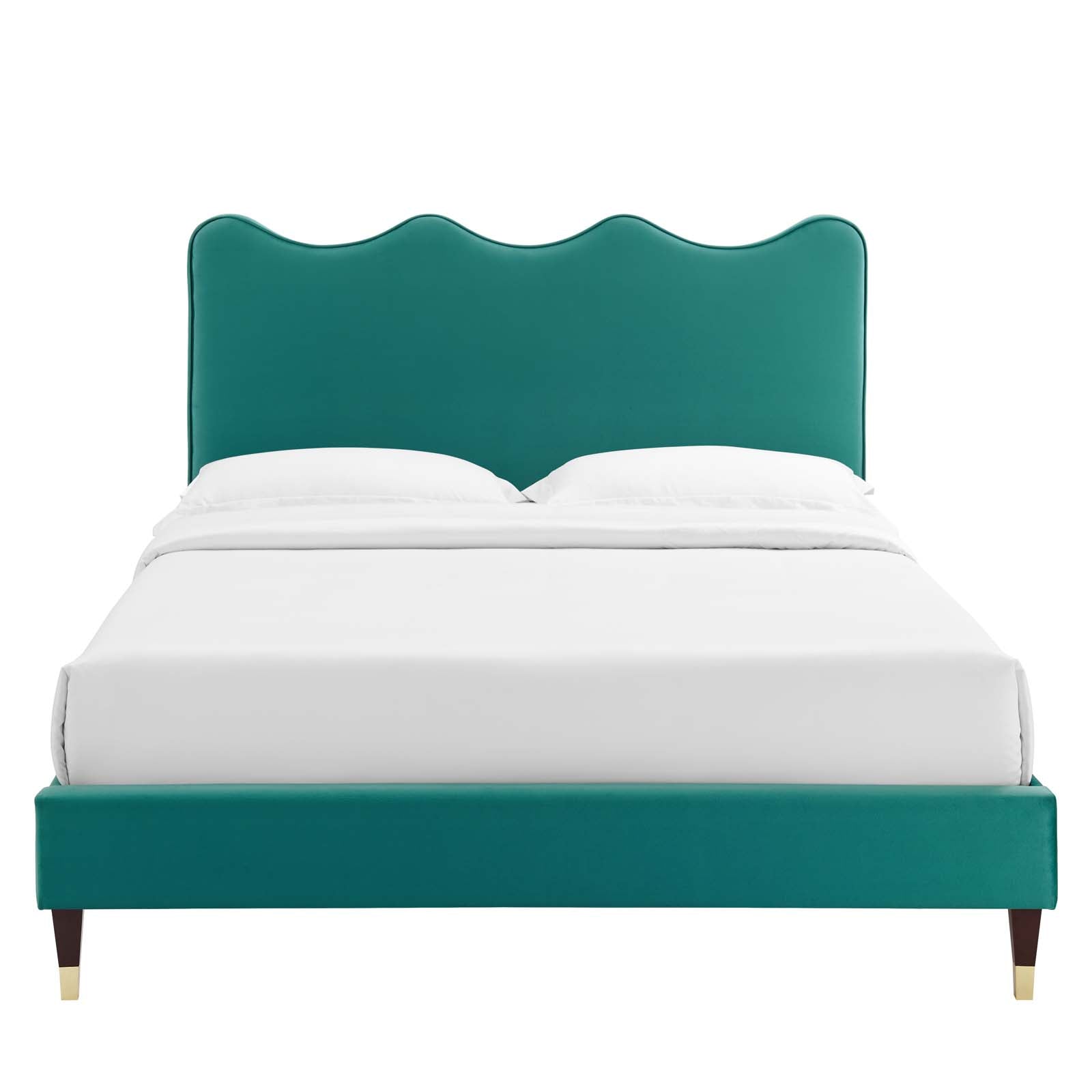 Current Performance Velvet Full Platform Bed By Modway - MOD-6731-CHA | Beds |  Modishstore - 74