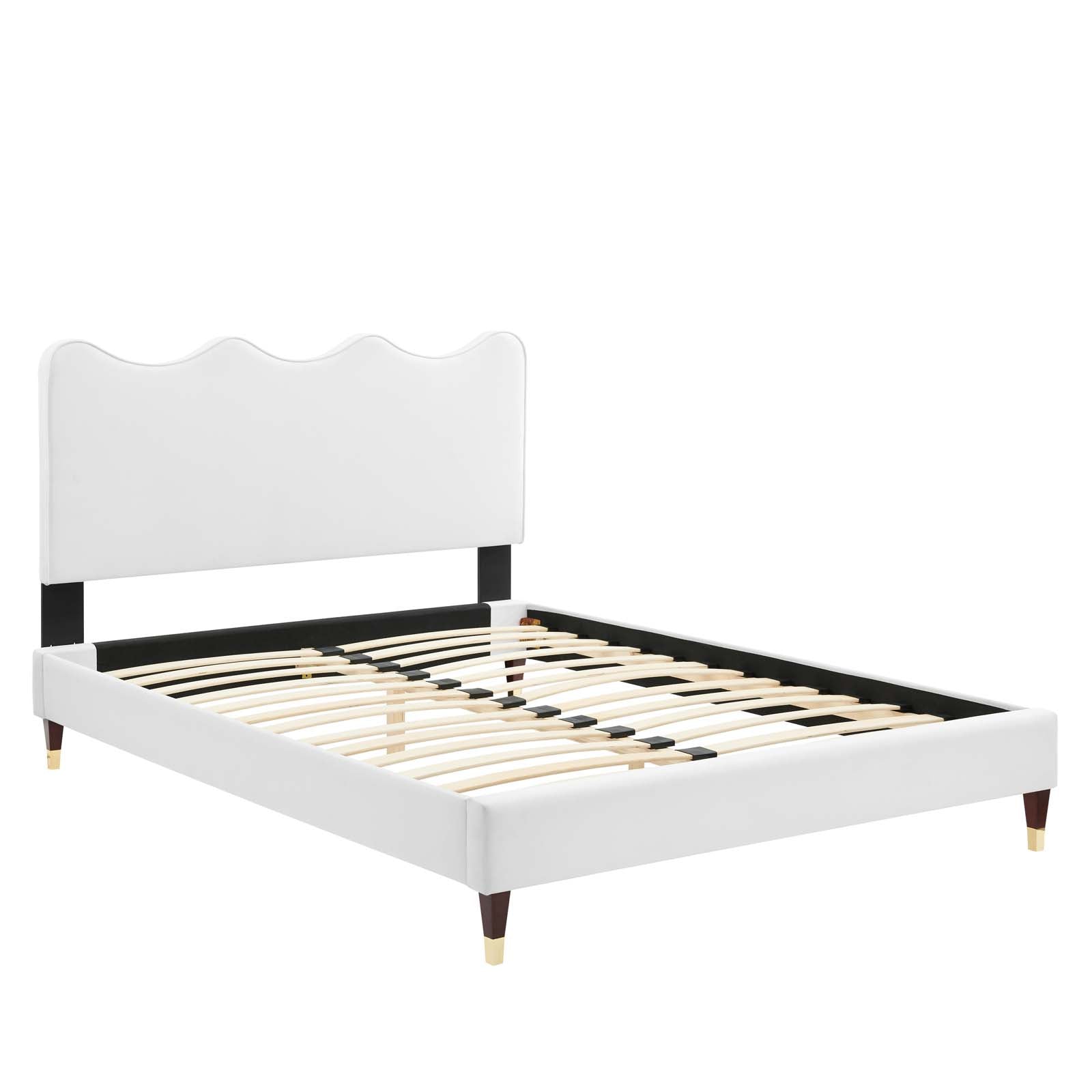 Current Performance Velvet Full Platform Bed By Modway - MOD-6731-CHA | Beds |  Modishstore - 83