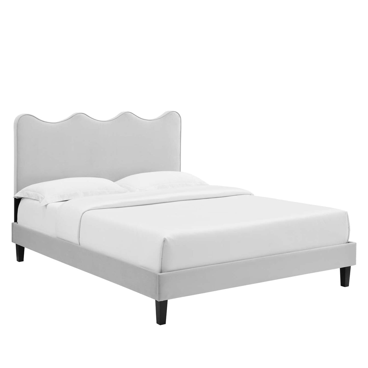 Current Performance Velvet Full Platform Bed By Modway - MOD-6732-CHA | Beds |  Modishstore - 23