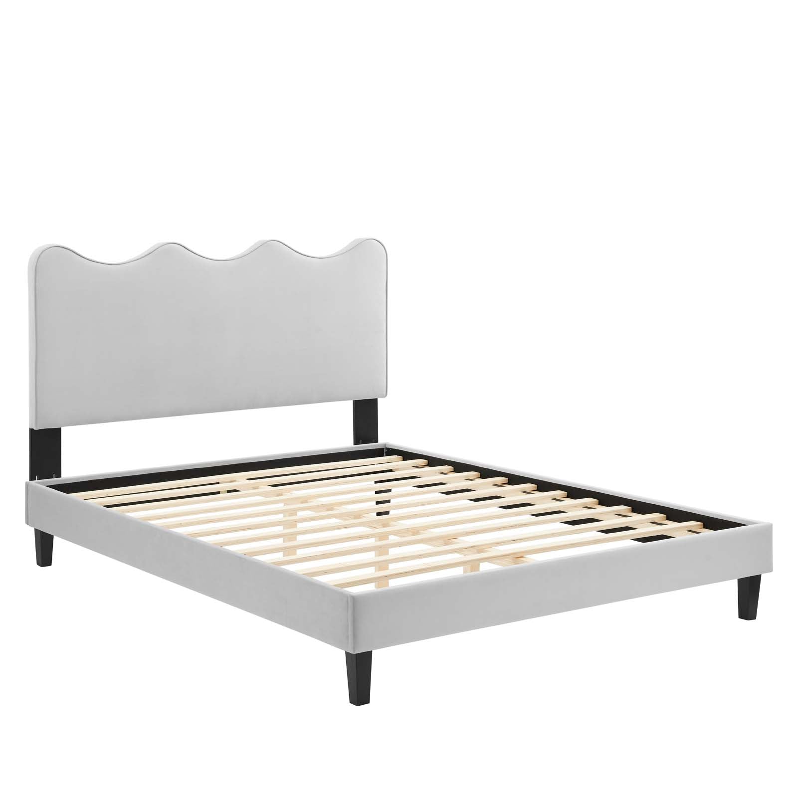 Current Performance Velvet Full Platform Bed By Modway - MOD-6732-CHA | Beds |  Modishstore - 28