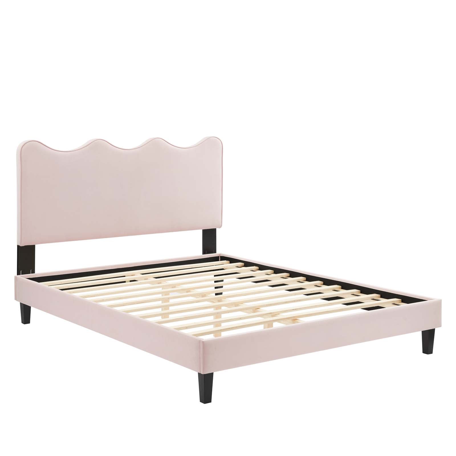 Current Performance Velvet Full Platform Bed By Modway - MOD-6732-CHA | Beds |  Modishstore - 61