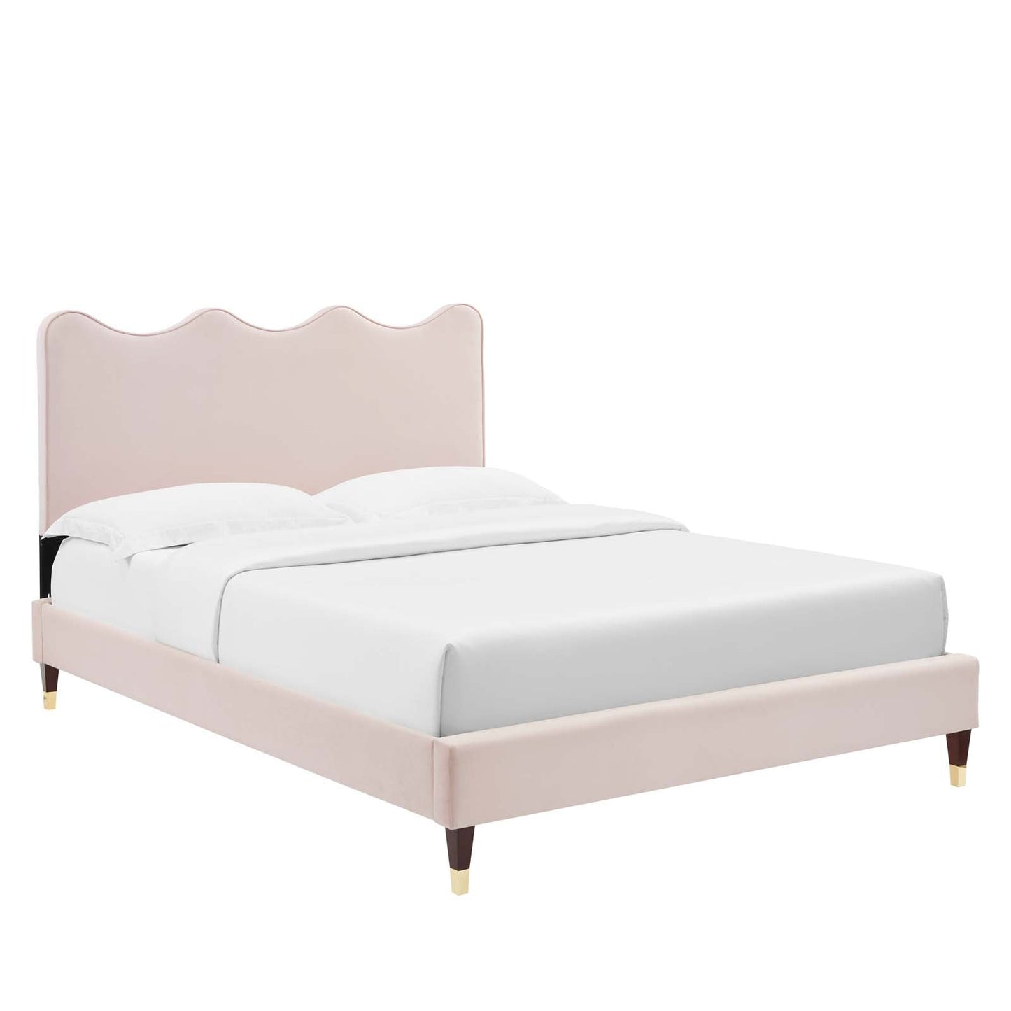 Current Performance Velvet Queen Platform Bed By Modway - MOD-6734-CHA | Beds |  Modishstore - 56