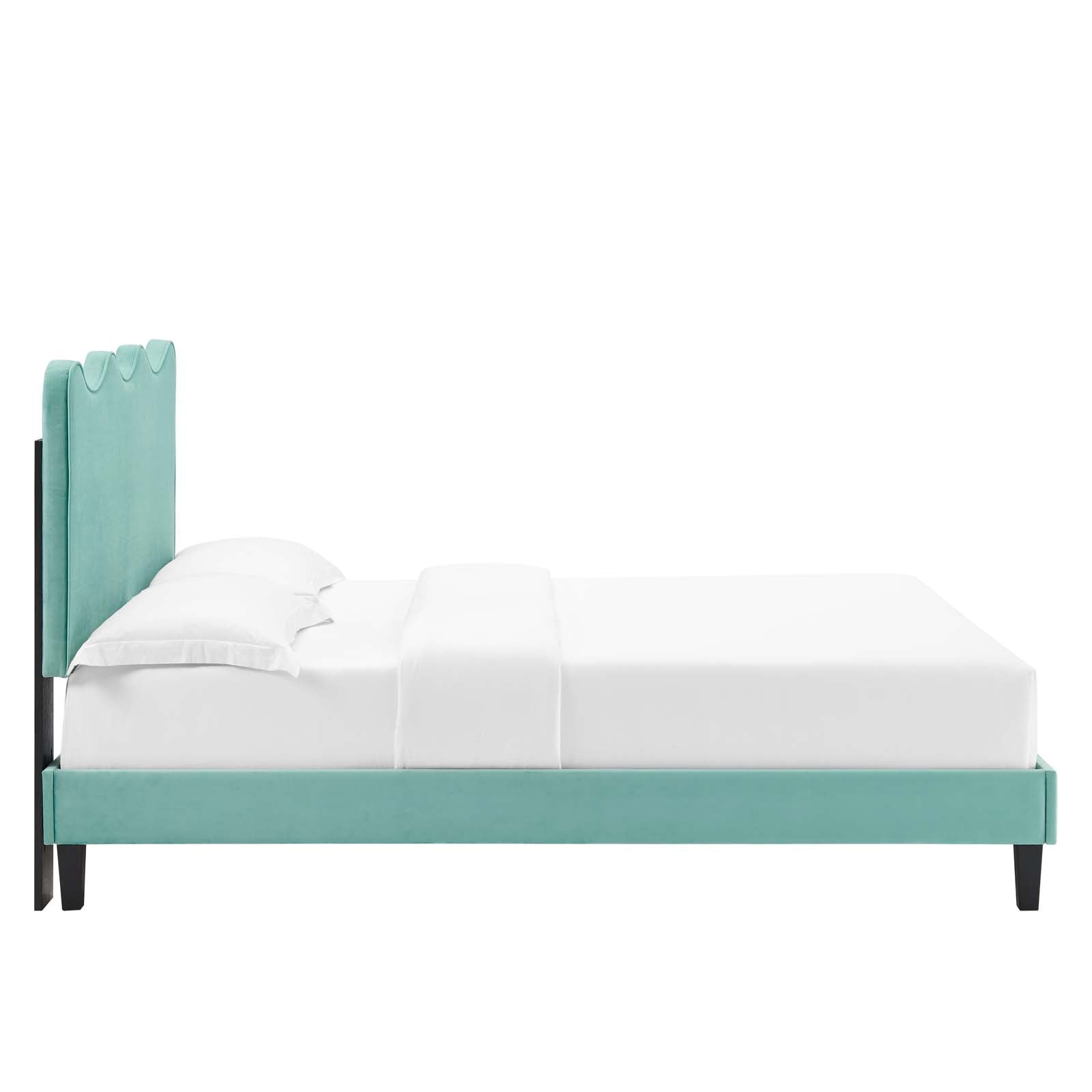 Current Performance Velvet Queen Platform Bed By Modway - MOD-6735-CHA | Beds |  Modishstore - 38