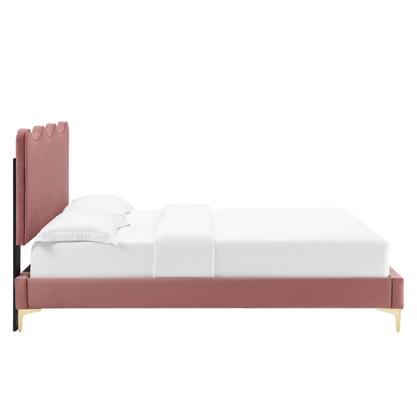 Current Performance Velvet King Platform Bed By Modway - MOD-6736-CHA | Beds |  Modishstore - 16