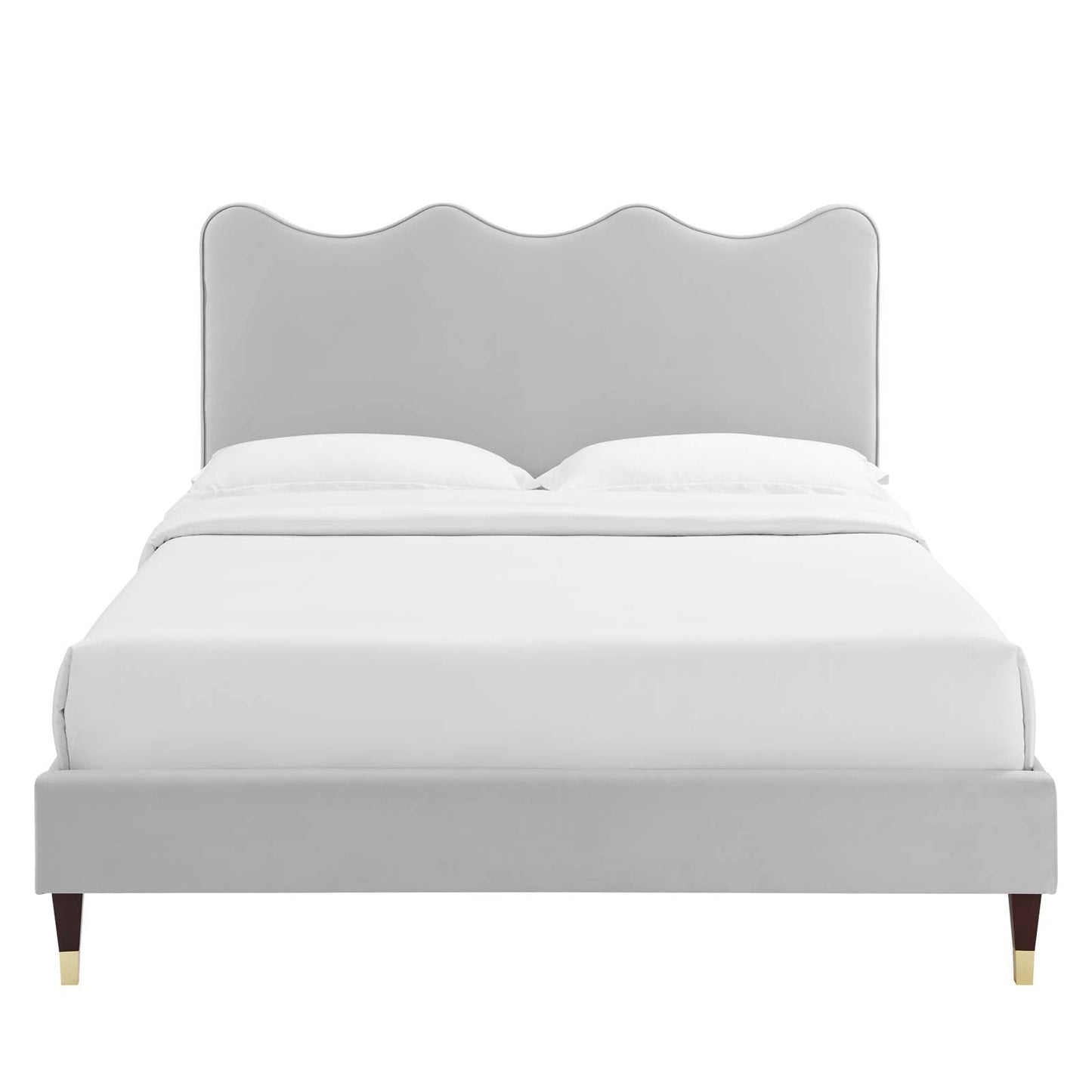 Current Performance Velvet King Platform Bed By Modway - MOD-6737-CHA | Beds |  Modishstore - 30