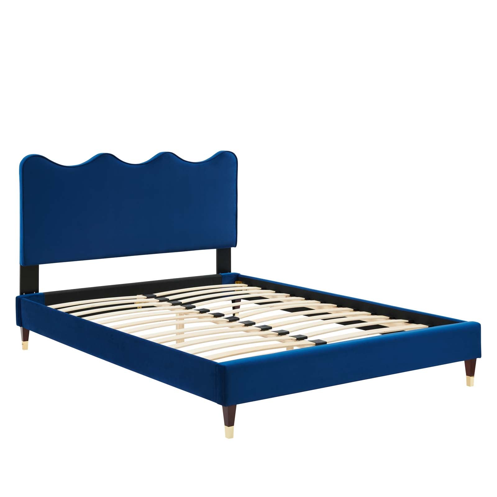Current Performance Velvet King Platform Bed By Modway - MOD-6737-CHA | Beds |  Modishstore - 50