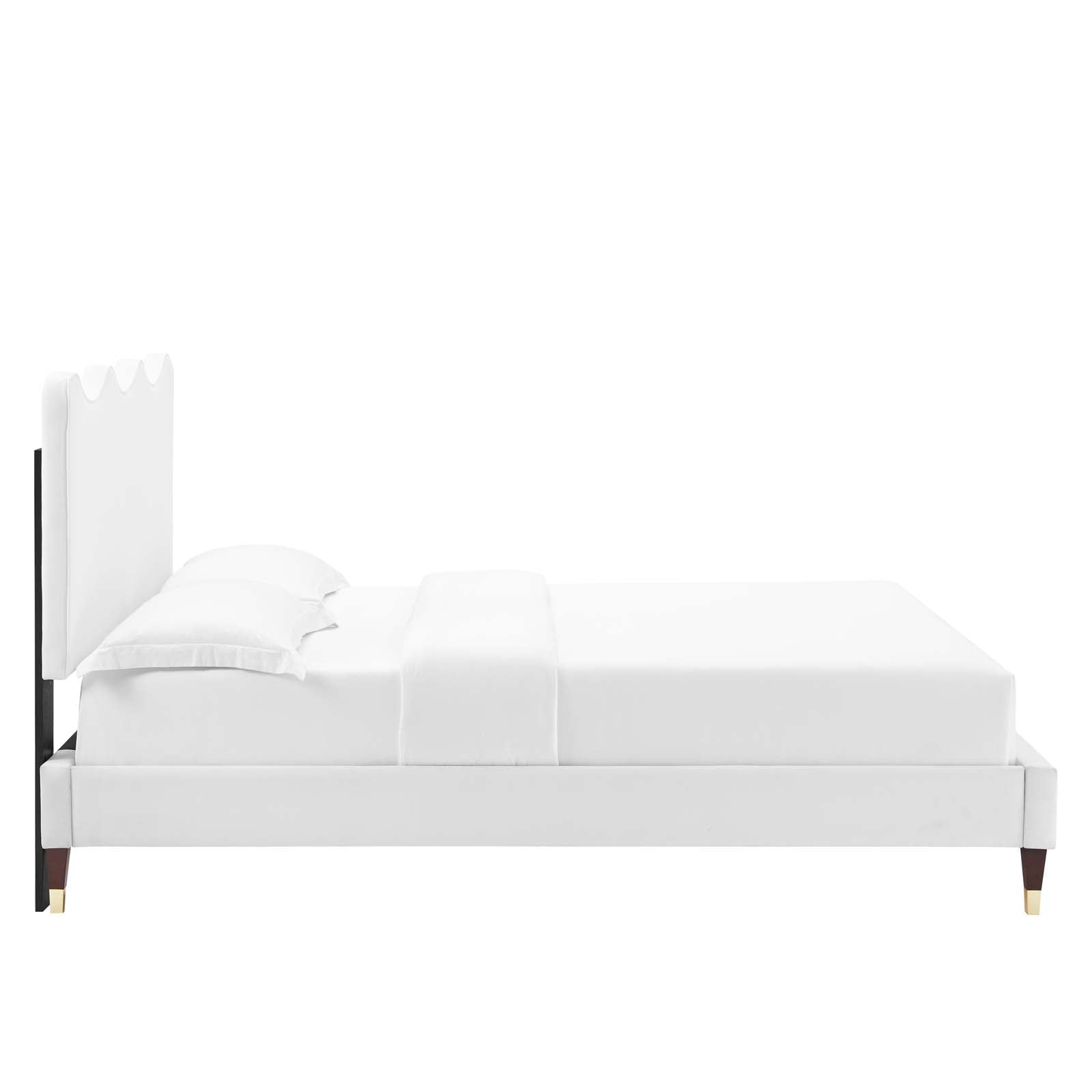 Current Performance Velvet King Platform Bed By Modway - MOD-6737-CHA | Beds |  Modishstore - 82