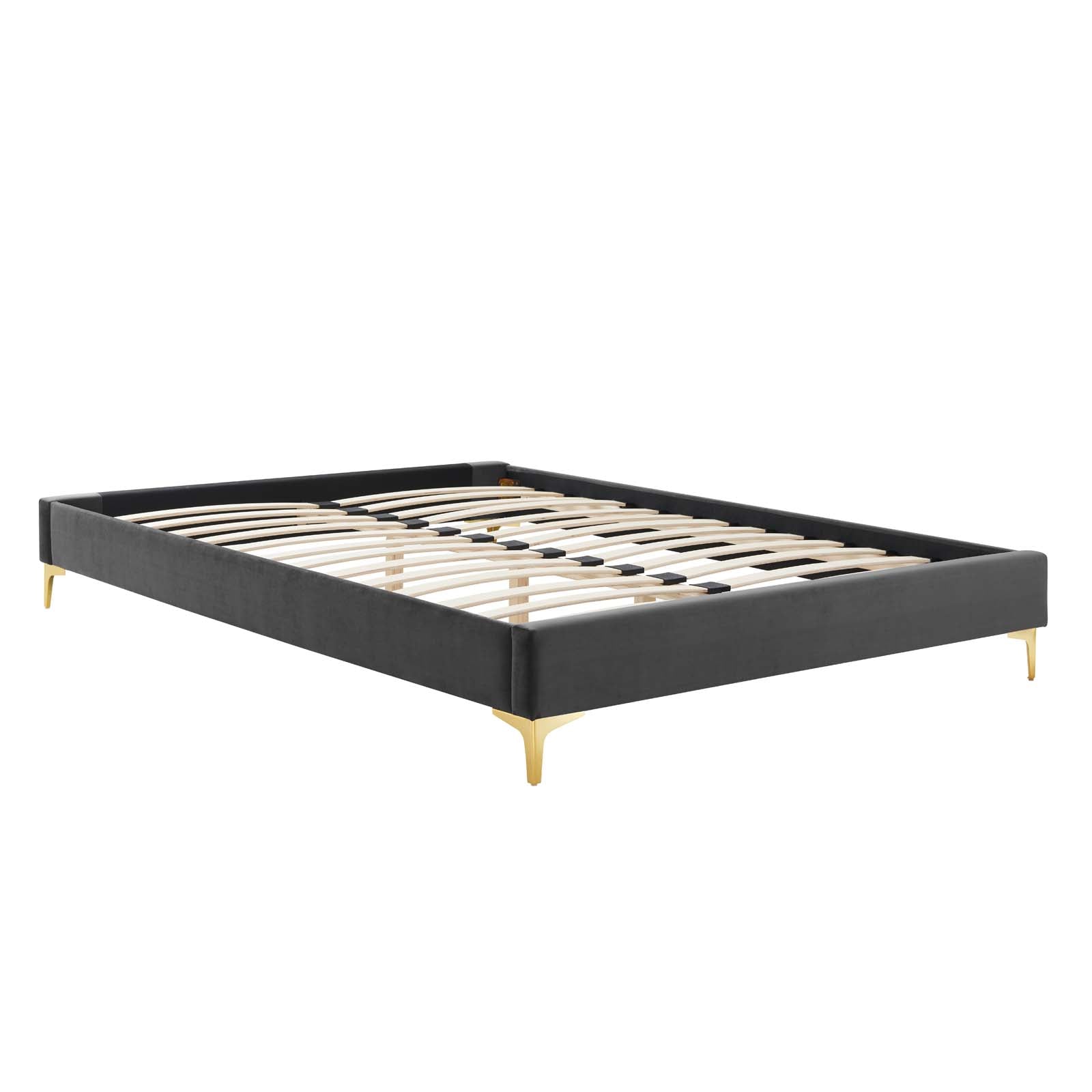 Amber Tufted Performance Velvet Twin Platform Bed By Modway - MOD-6778 | Beds - 12