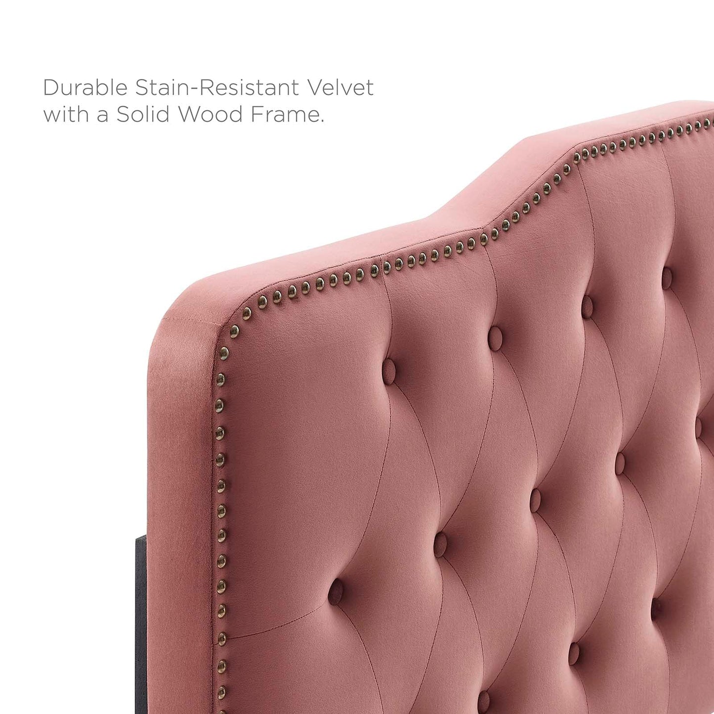 Amber Tufted Performance Velvet Twin Platform Bed By Modway - MOD-6778 | Beds - 18