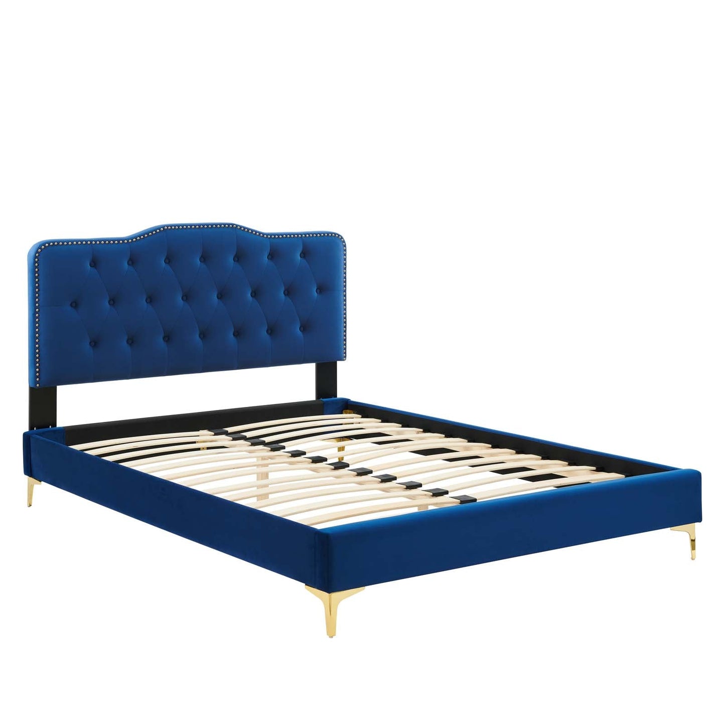 Amber Tufted Performance Velvet Twin Platform Bed By Modway - MOD-6778 | Beds - 69