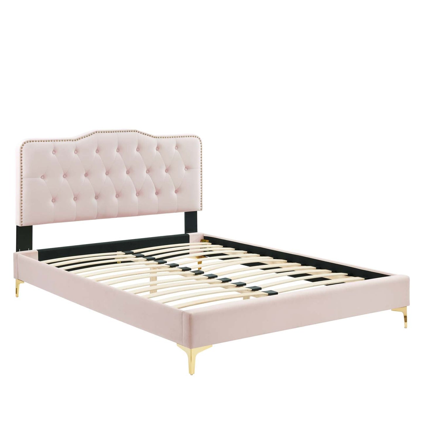 Amber Tufted Performance Velvet Twin Platform Bed By Modway - MOD-6778 | Beds - 84