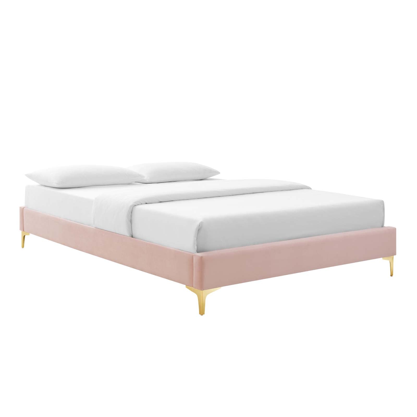 Amber Tufted Performance Velvet Twin Platform Bed By Modway - MOD-6778 | Beds - 86