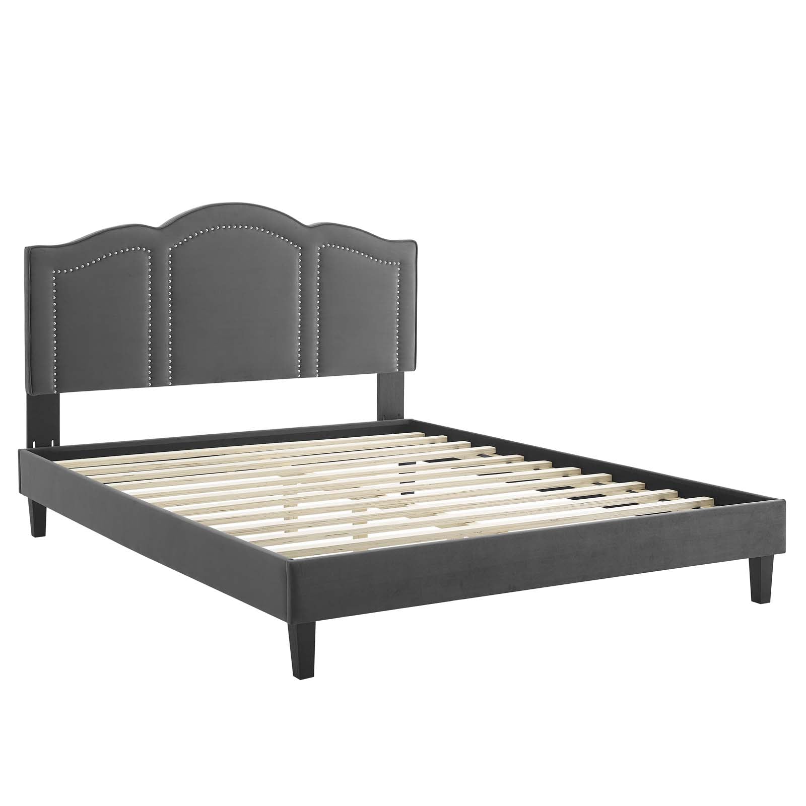 Emerson Performance Velvet Twin Platform Bed By Modway - MOD-6849 | Beds - 8