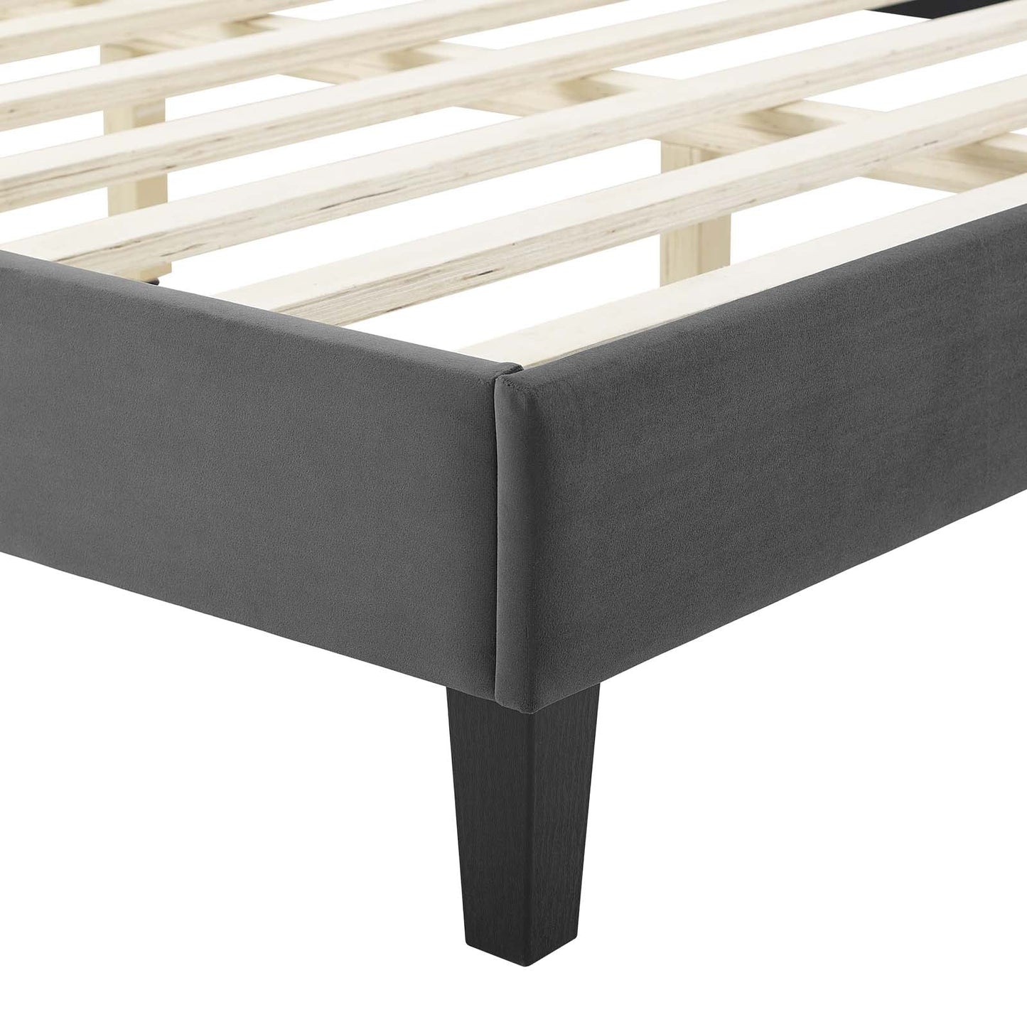 Emerson Performance Velvet Twin Platform Bed By Modway - MOD-6849 | Beds - 9