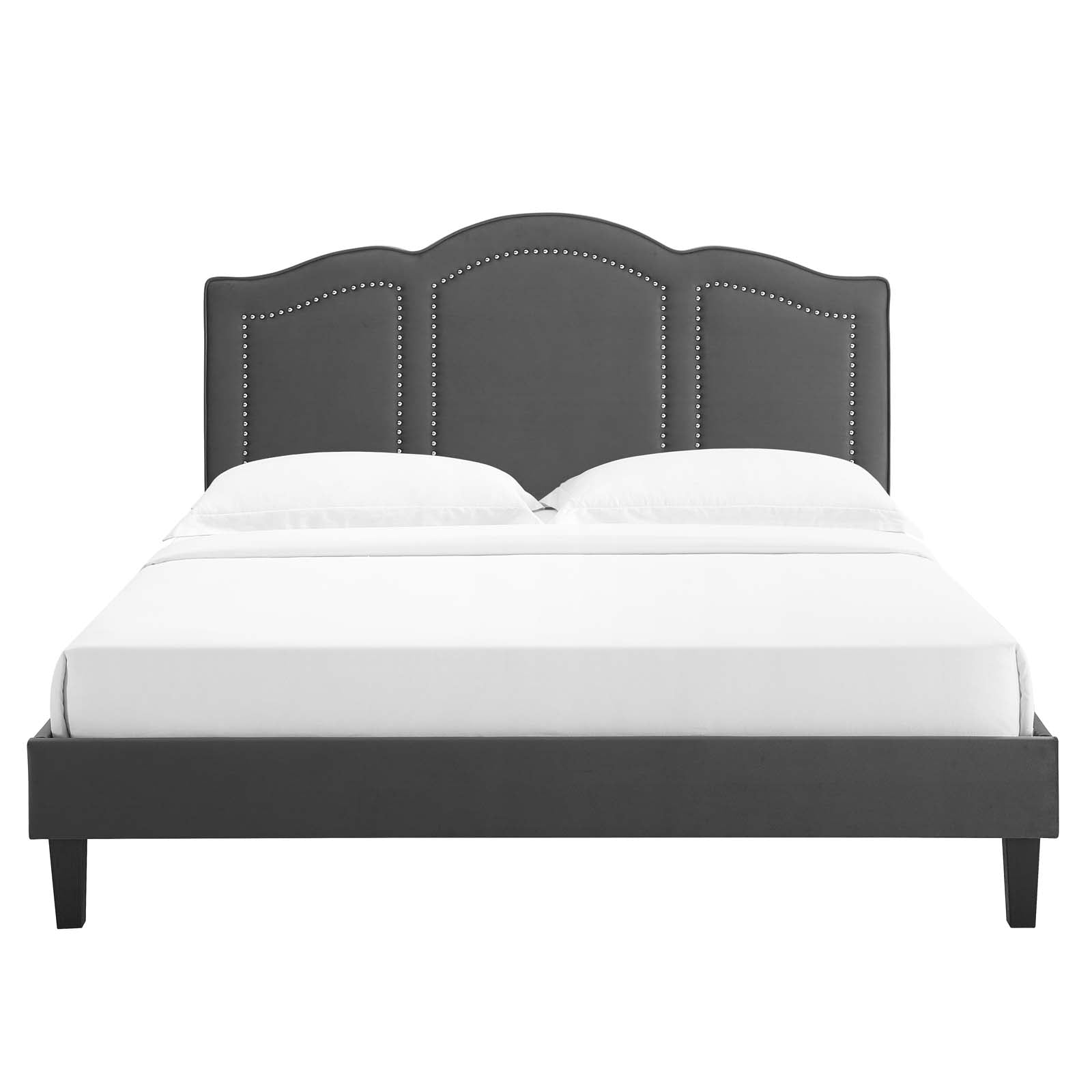 Emerson Performance Velvet Twin Platform Bed By Modway - MOD-6849 | Beds - 12