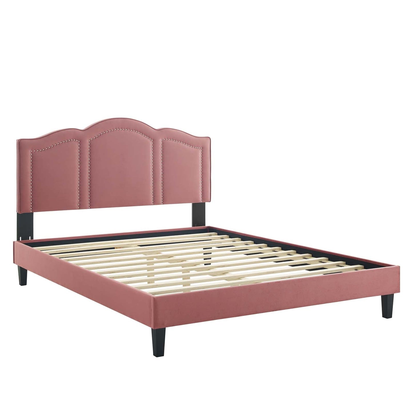 Emerson Performance Velvet Twin Platform Bed By Modway - MOD-6849 | Beds - 21