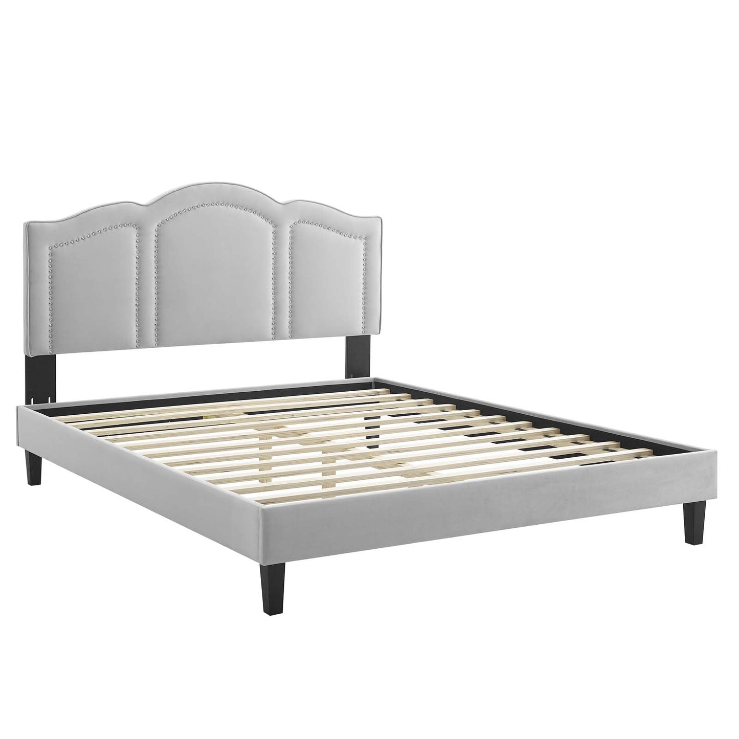 Emerson Performance Velvet Twin Platform Bed By Modway - MOD-6849 | Beds - 34