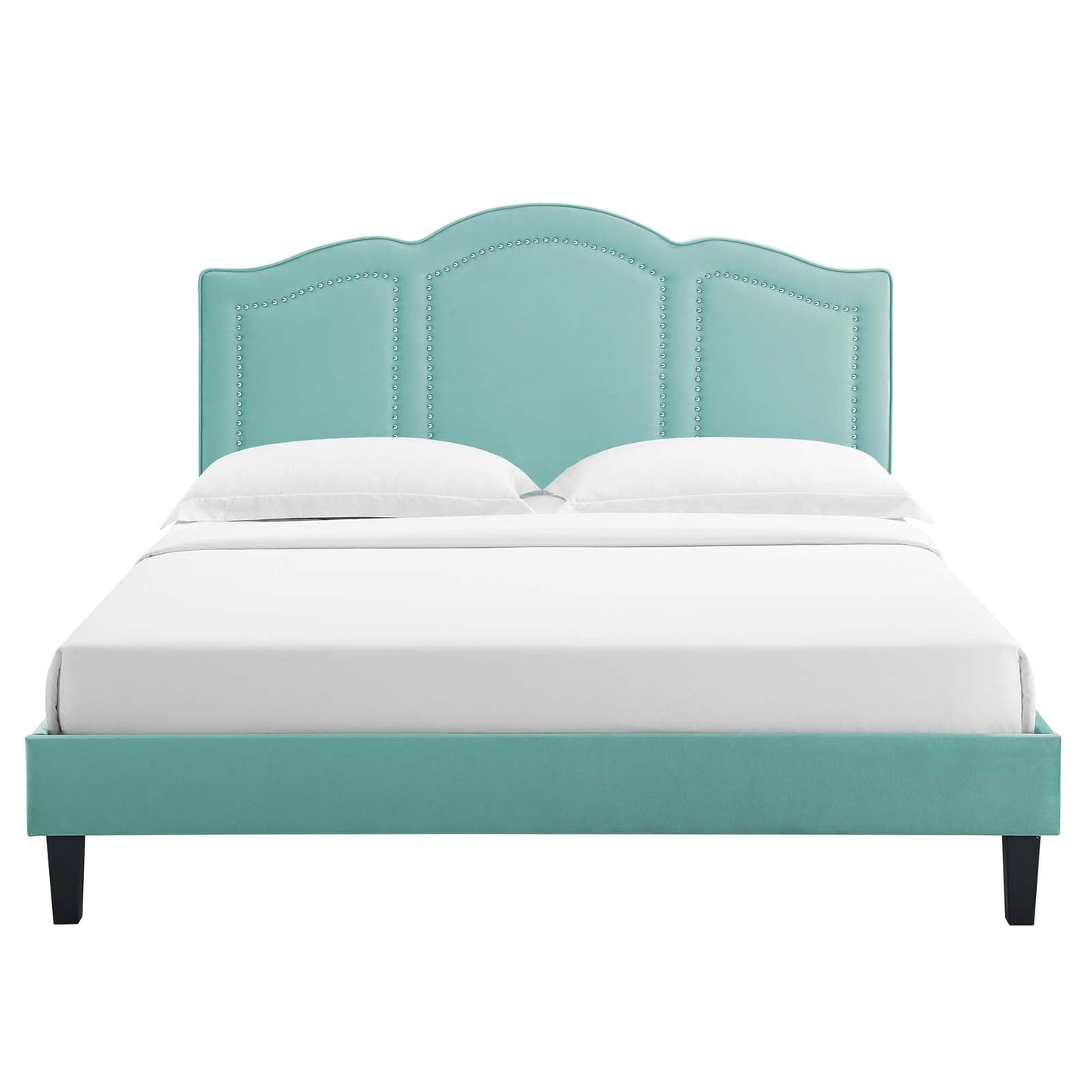 Emerson Performance Velvet Twin Platform Bed By Modway - MOD-6849 | Beds - 51