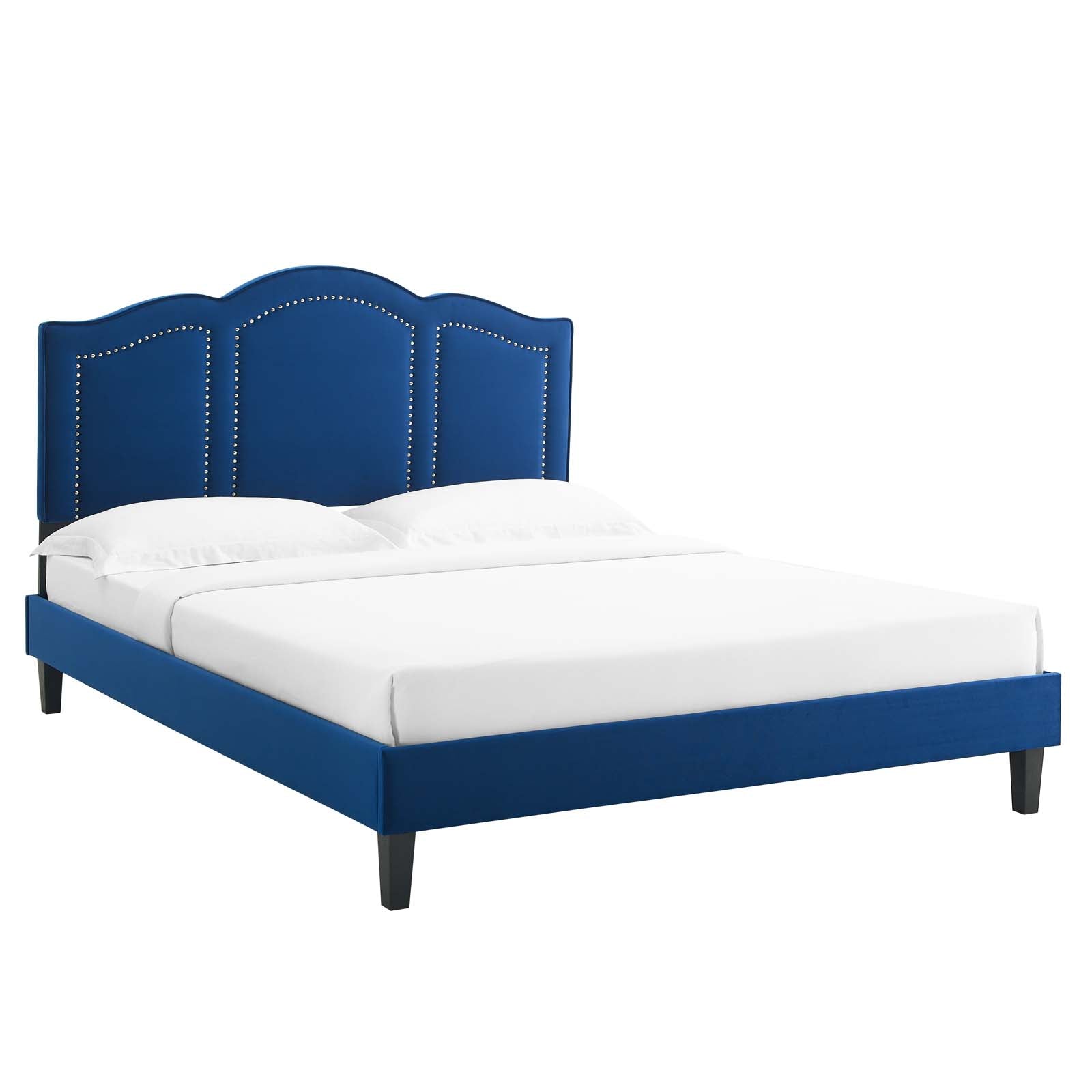 Emerson Performance Velvet Twin Platform Bed By Modway - MOD-6849 | Beds - 53