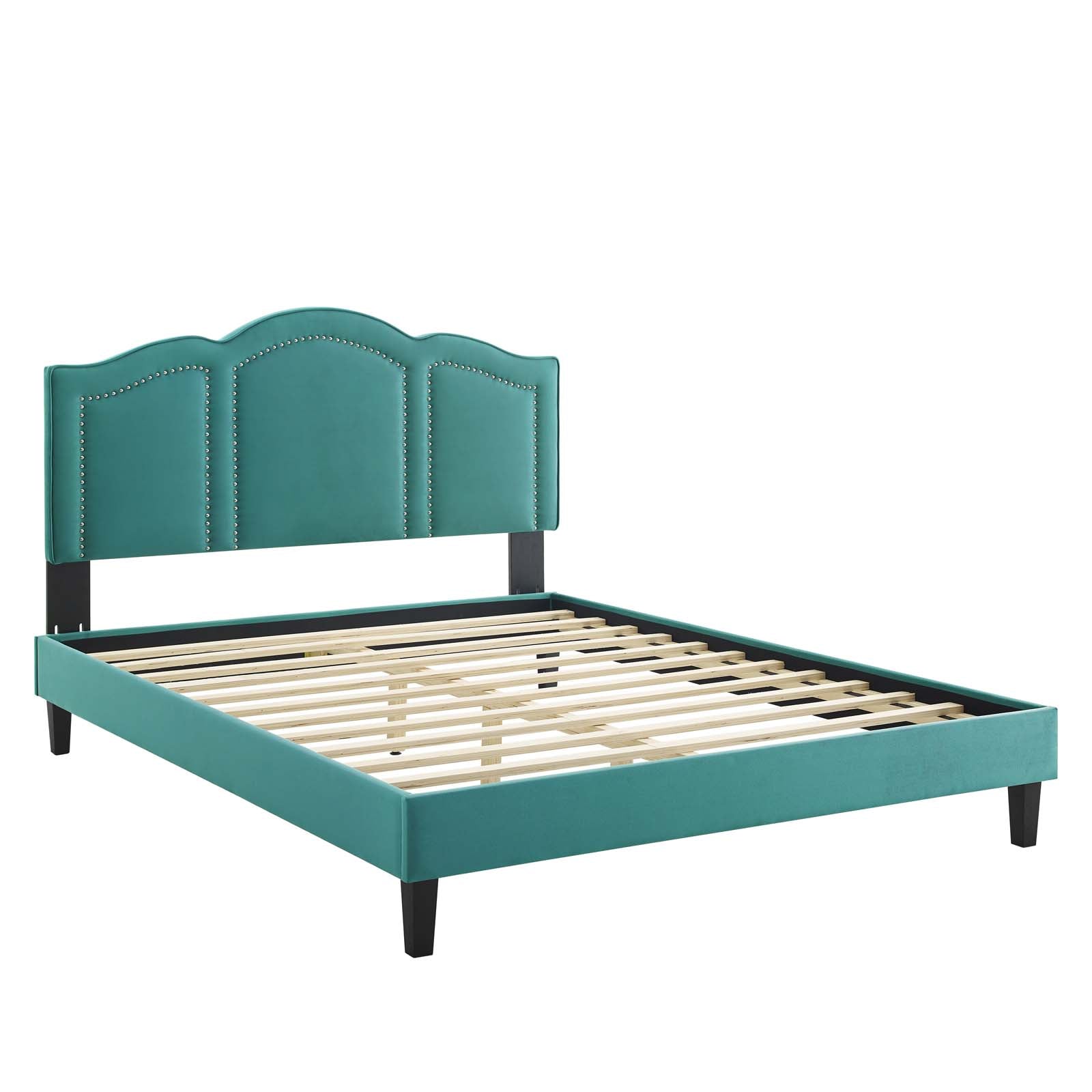 Emerson Performance Velvet Twin Platform Bed By Modway - MOD-6849 | Beds - 85