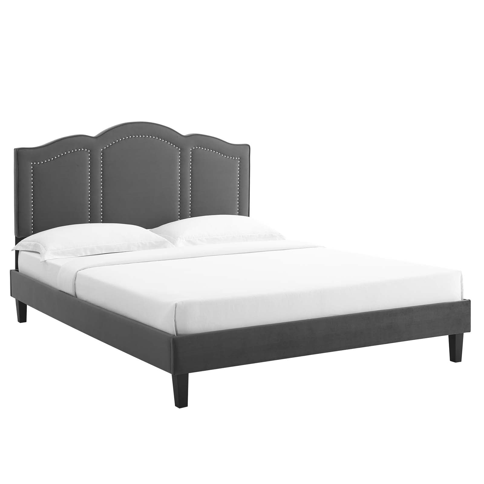 Emerson Performance Velvet Full Platform Bed By Modway - MOD-6855 | Beds - 2