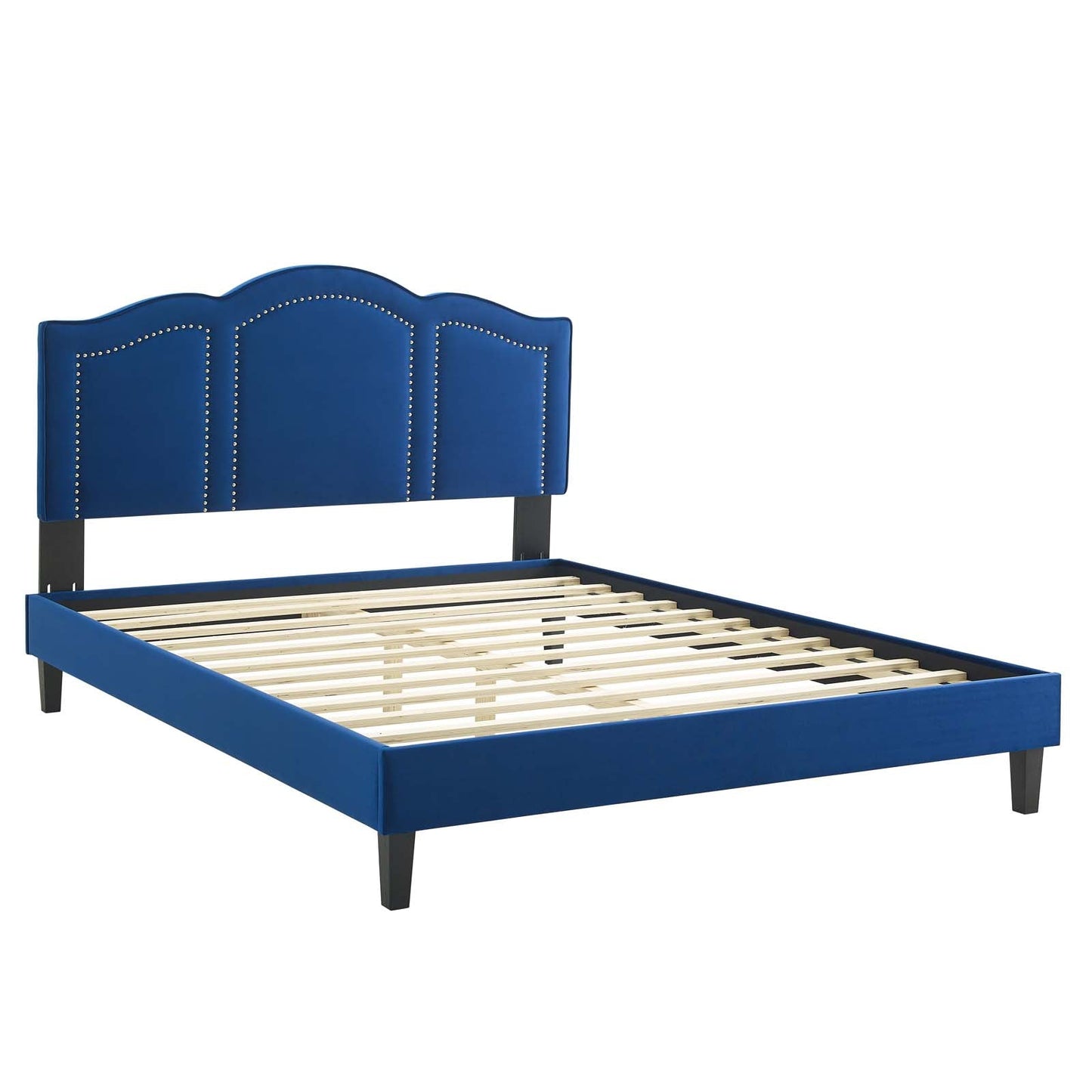 Emerson Performance Velvet Full Platform Bed By Modway - MOD-6855 | Beds - 60