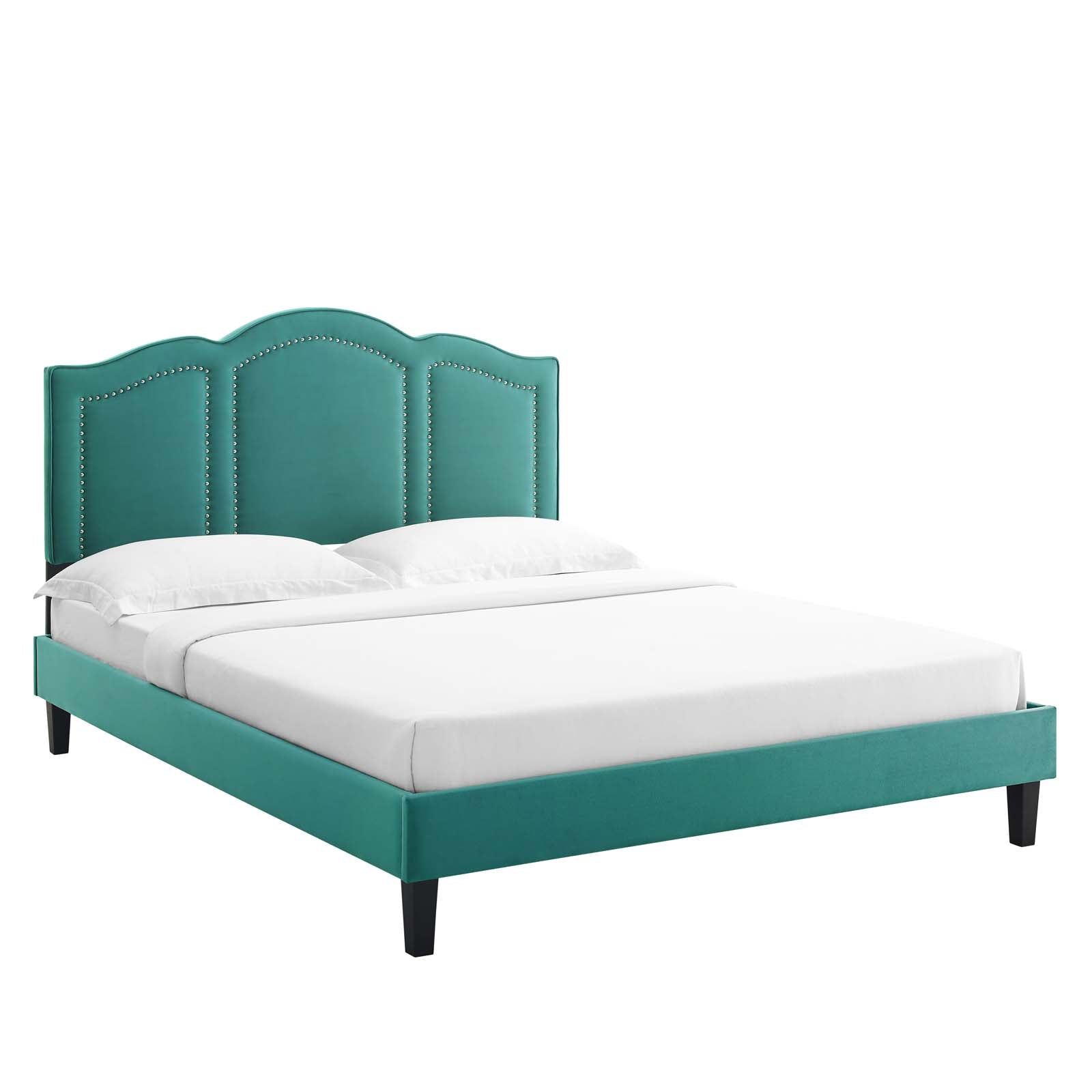 Emerson Performance Velvet Full Platform Bed By Modway - MOD-6855 | Beds - 78