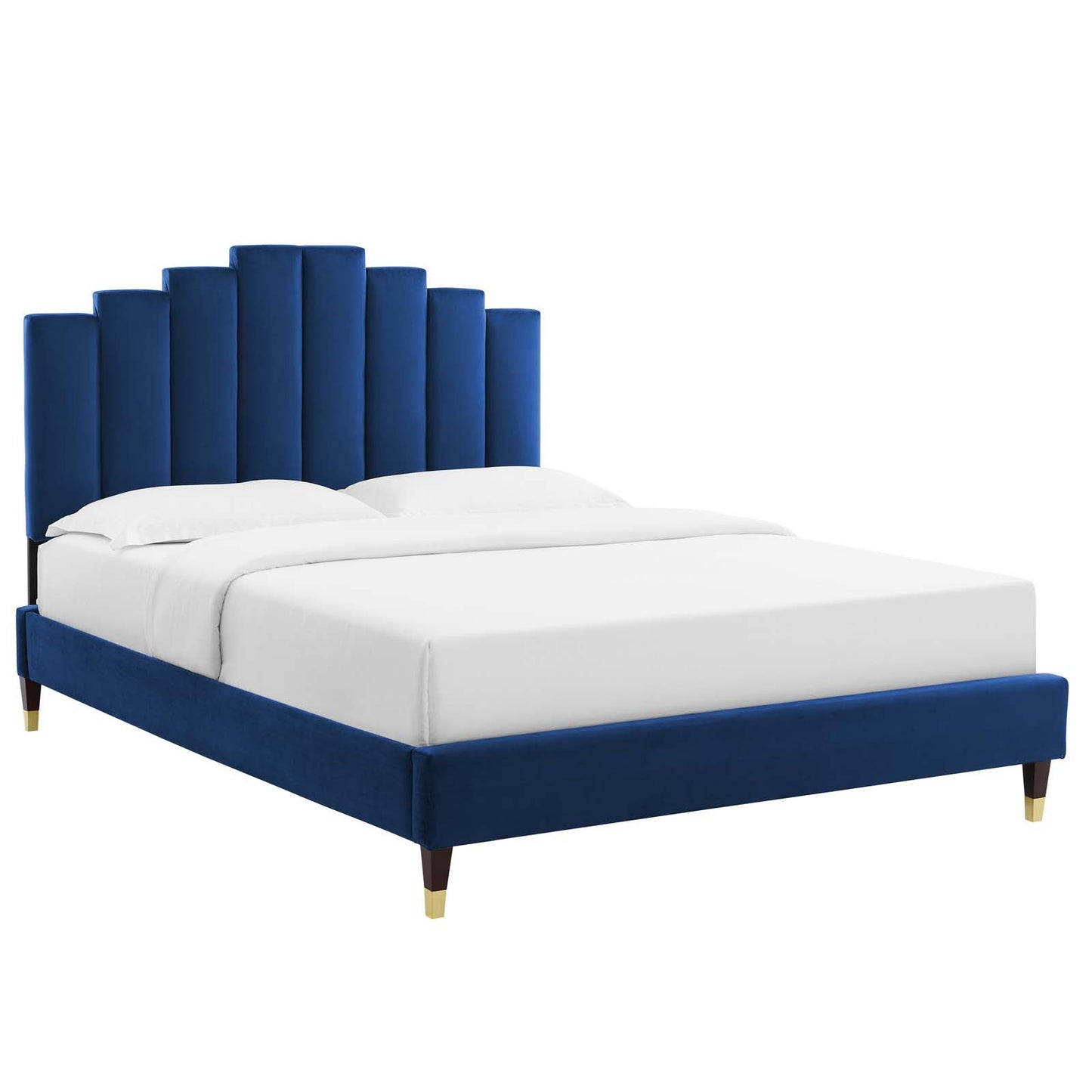 Elise Twin Performance Velvet Platform Bed By Modway | Beds | 