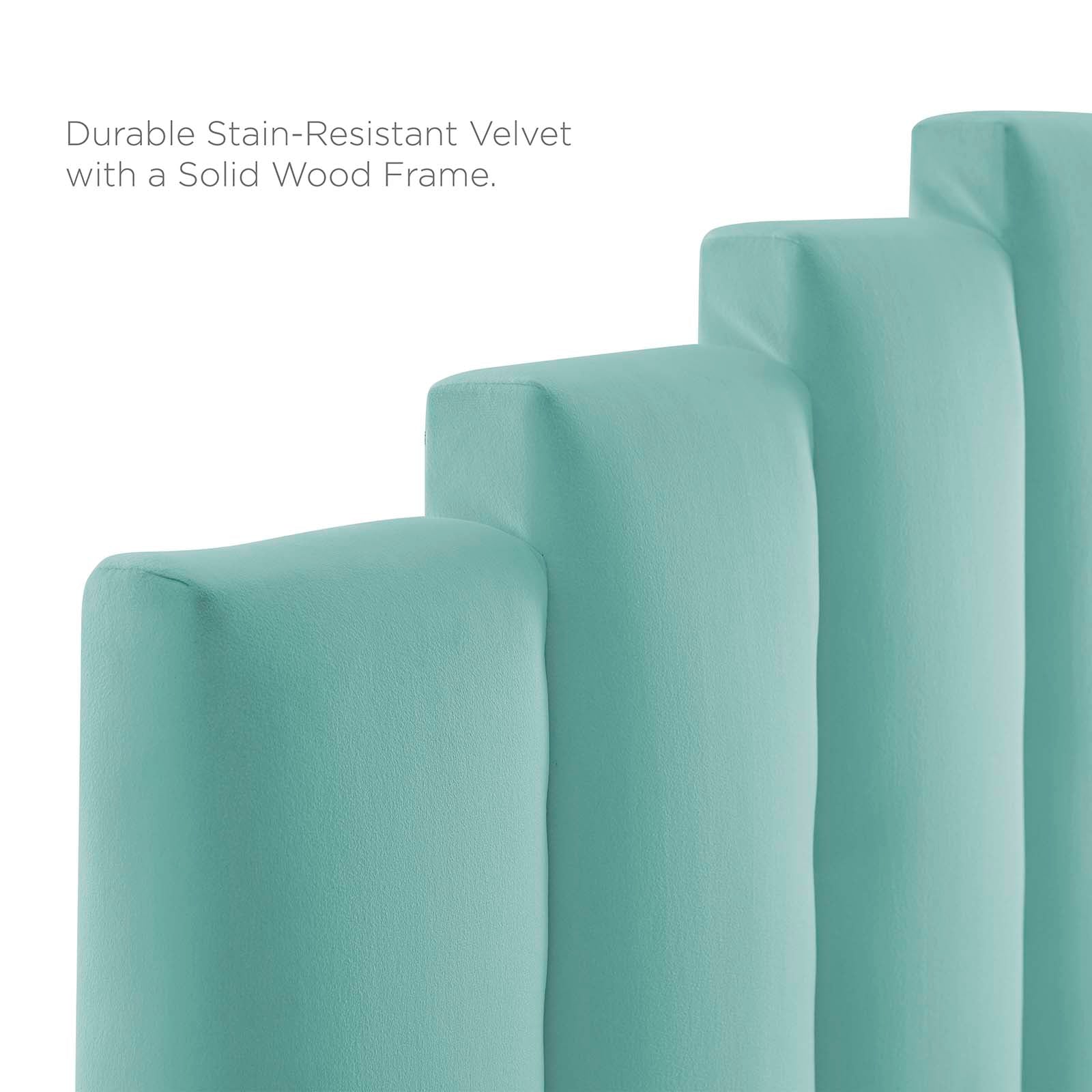 Elise Full Performance Velvet Platform Bed By Modway | Beds | 