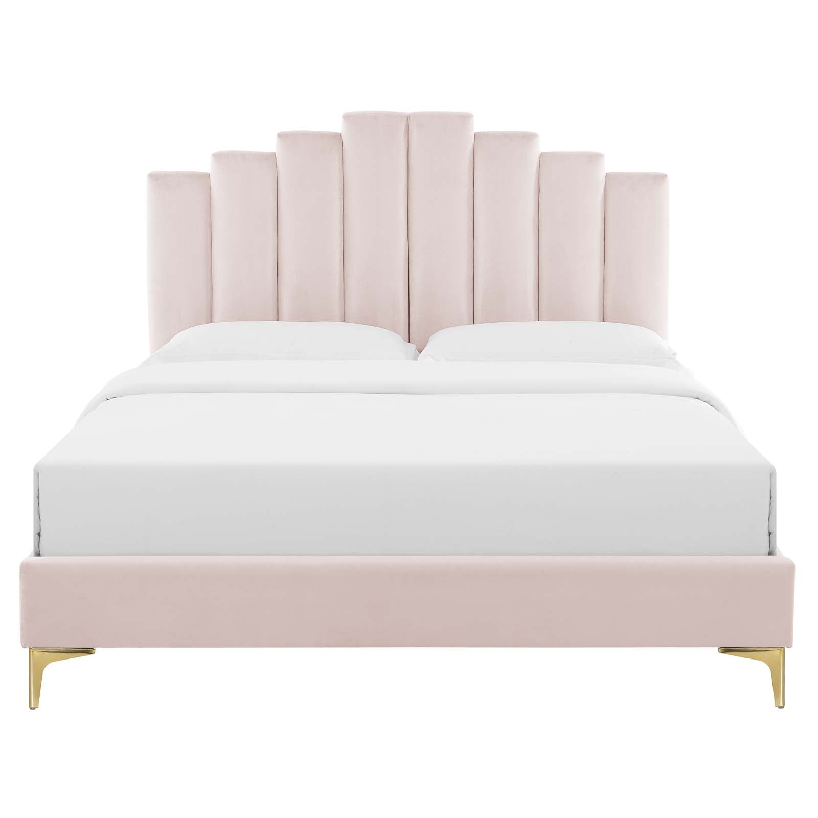 Elise Full Performance Velvet Platform Bed By Modway | Beds | 