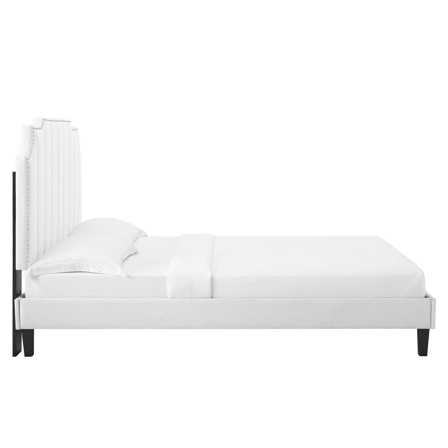 Colette Twin Performance Velvet Platform Bed By Modway - MOD-6884 | Beds - 123