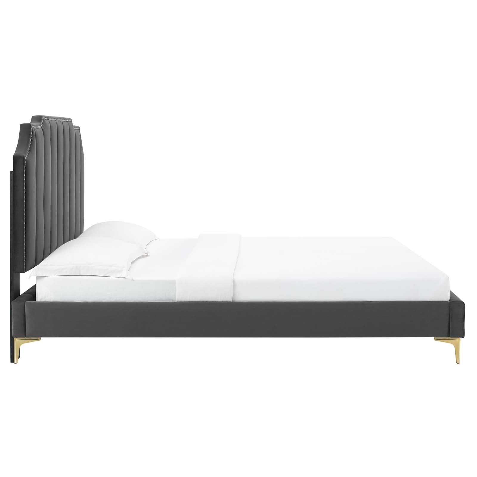 Colette Full Performance Velvet Platform Bed By Modway - MOD-6888 | Beds - 11