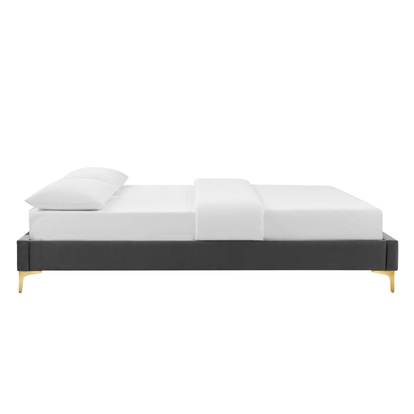 Colette Full Performance Velvet Platform Bed By Modway - MOD-6888 | Beds - 16