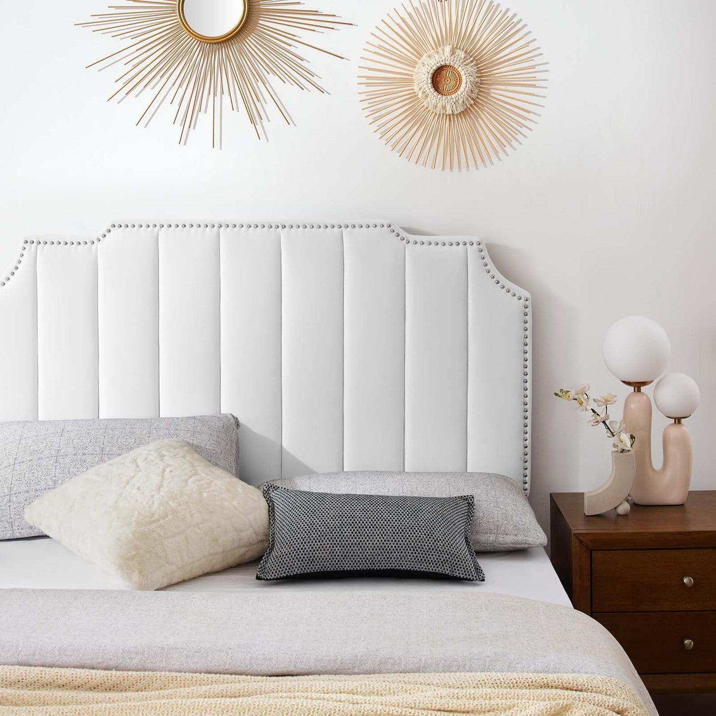 Colette Full Performance Velvet Platform Bed By Modway - MOD-6888 | Beds - 120