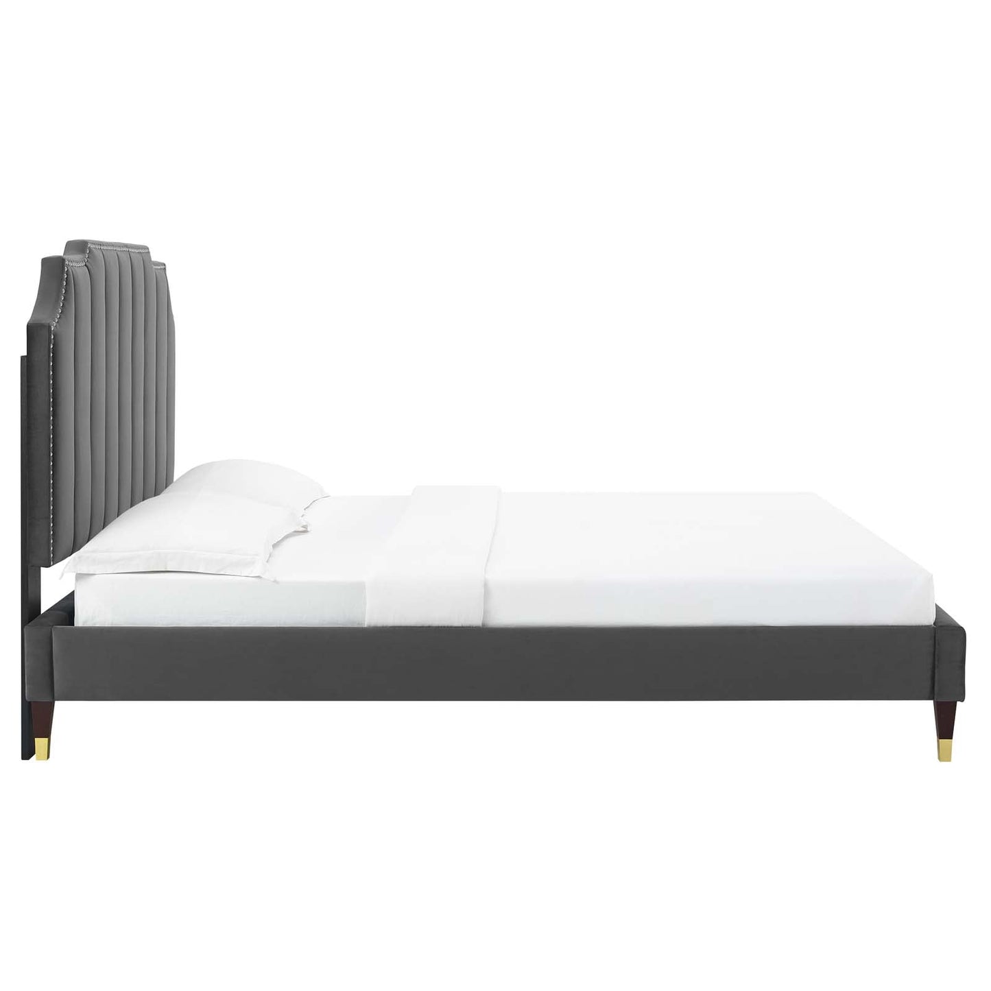 Colette Full Performance Velvet Platform Bed By Modway - MOD-6889 | Beds - 11