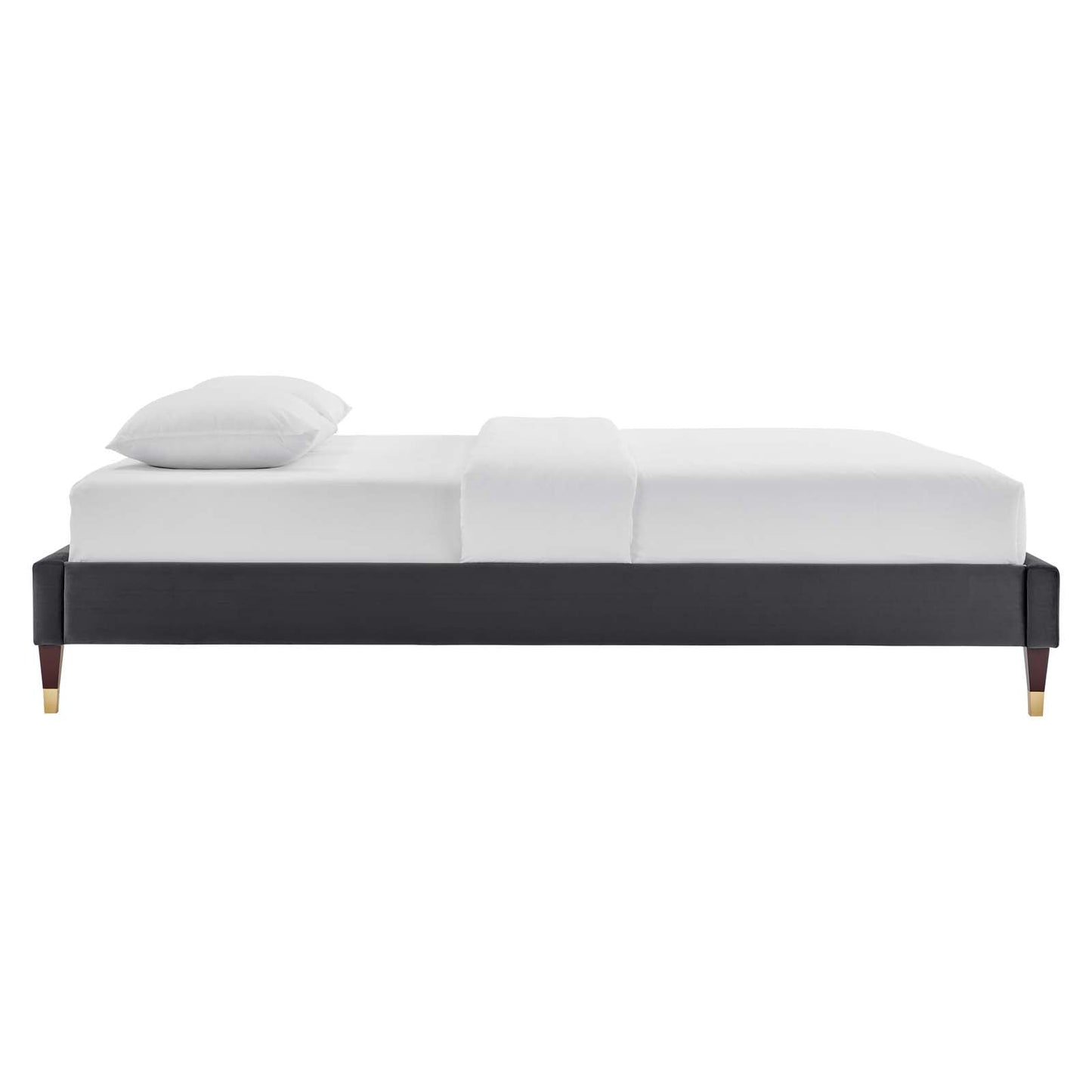 Colette Full Performance Velvet Platform Bed By Modway - MOD-6889 | Beds - 16