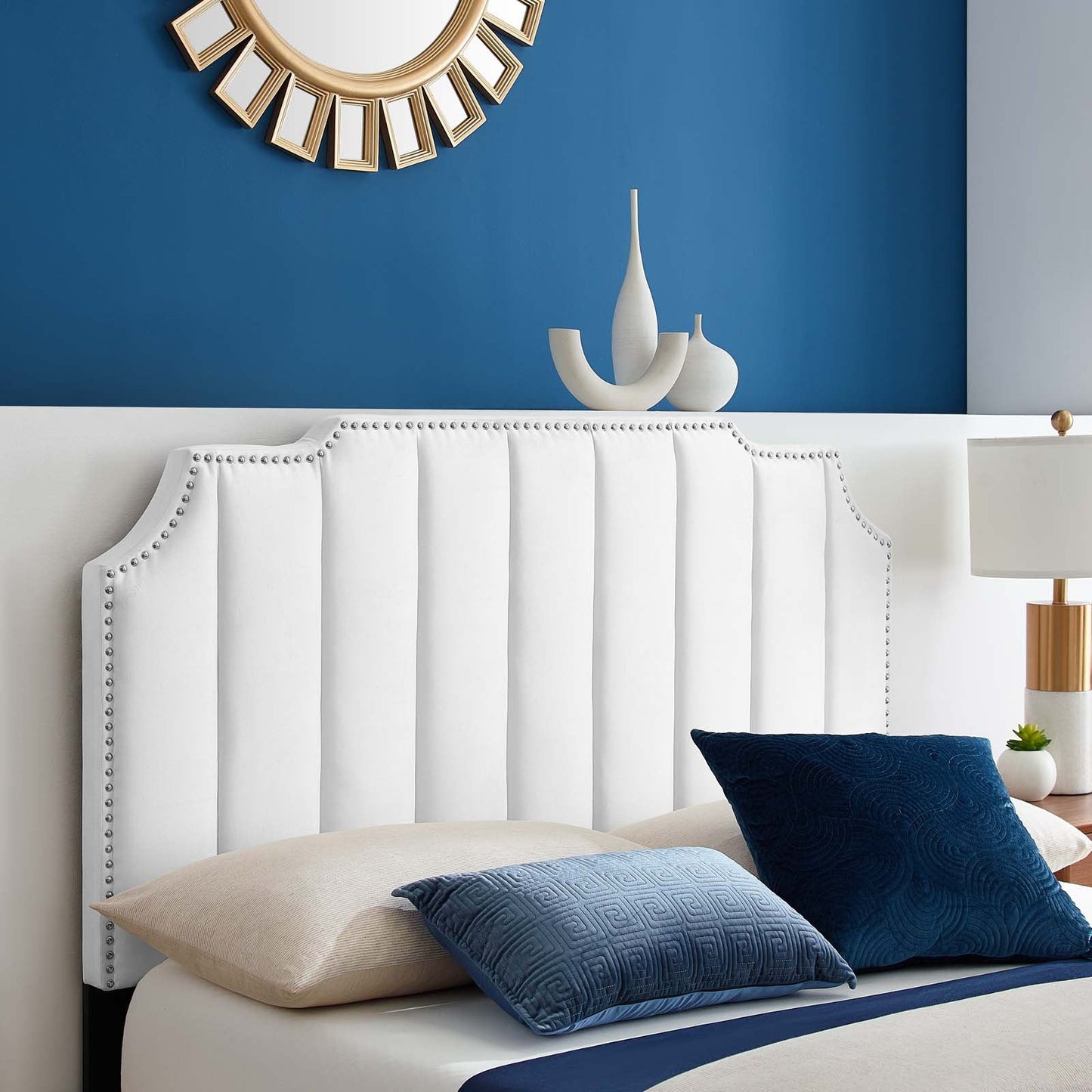 Colette Full Performance Velvet Platform Bed By Modway - MOD-6889 | Beds - 120