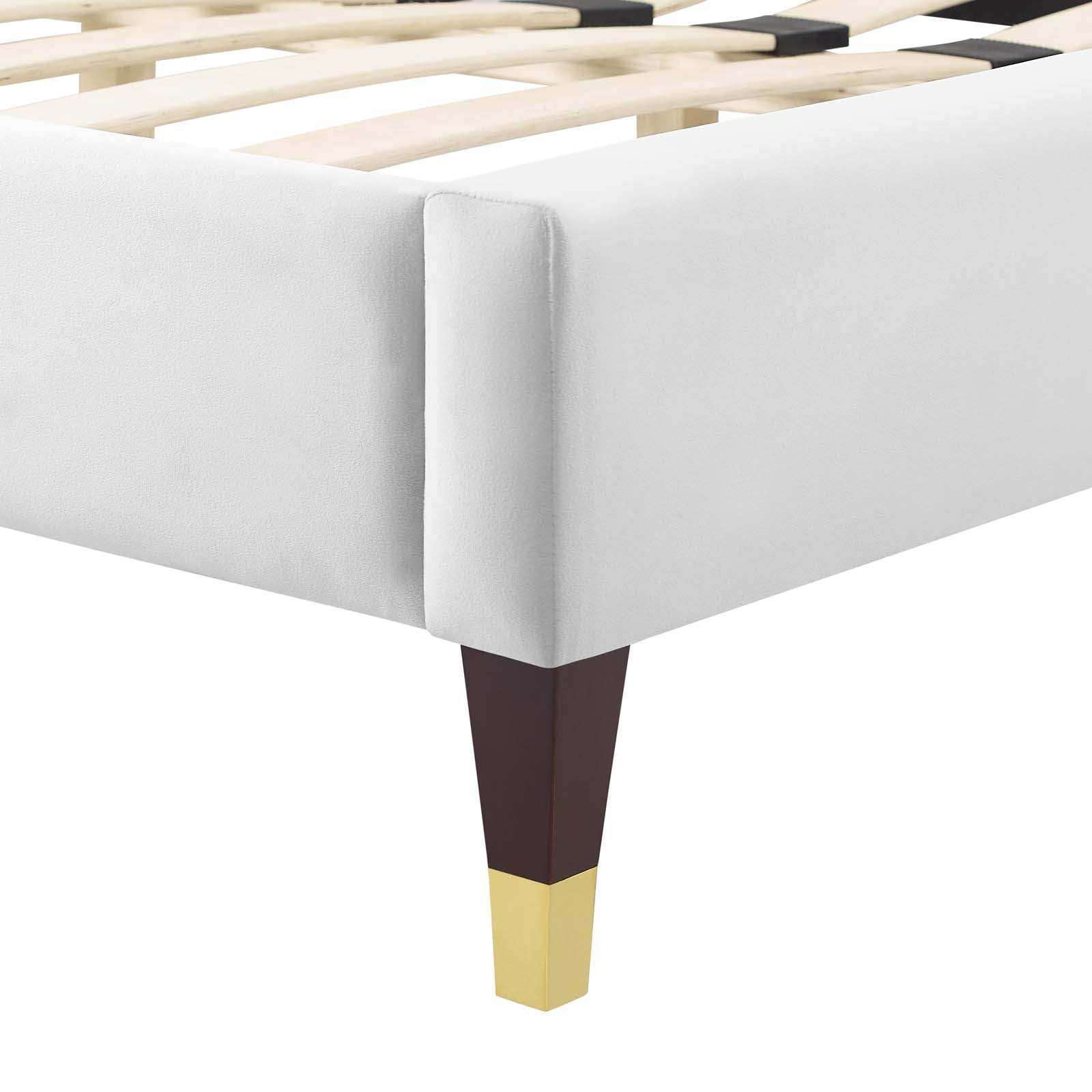Colette Full Performance Velvet Platform Bed By Modway - MOD-6889 | Beds - 125
