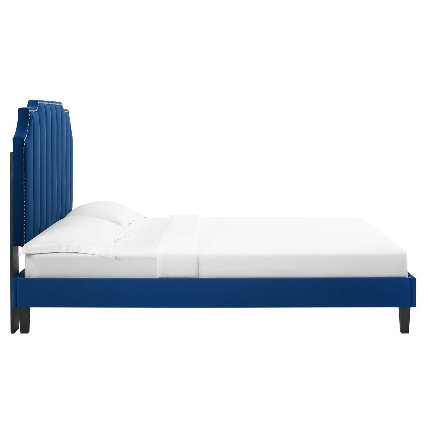 Colette Full Performance Velvet Platform Bed By Modway - MOD-6890 | Beds - 75