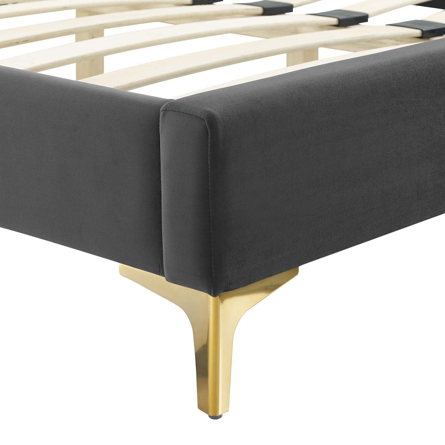 Colette King Performance Velvet Platform Bed By Modway - MOD-6894 | Beds - 13