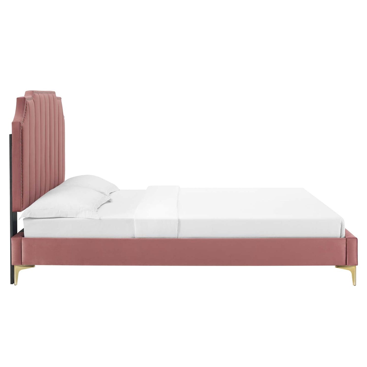 Colette King Performance Velvet Platform Bed By Modway - MOD-6894 | Beds - 27