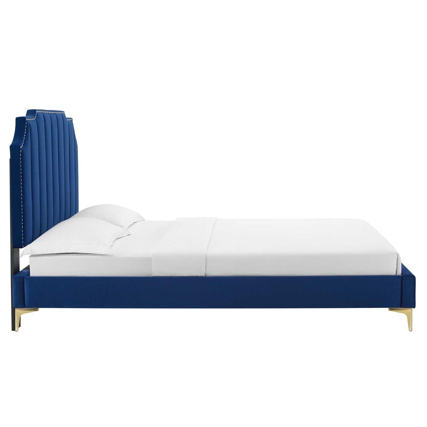 Colette King Performance Velvet Platform Bed By Modway - MOD-6894 | Beds - 75
