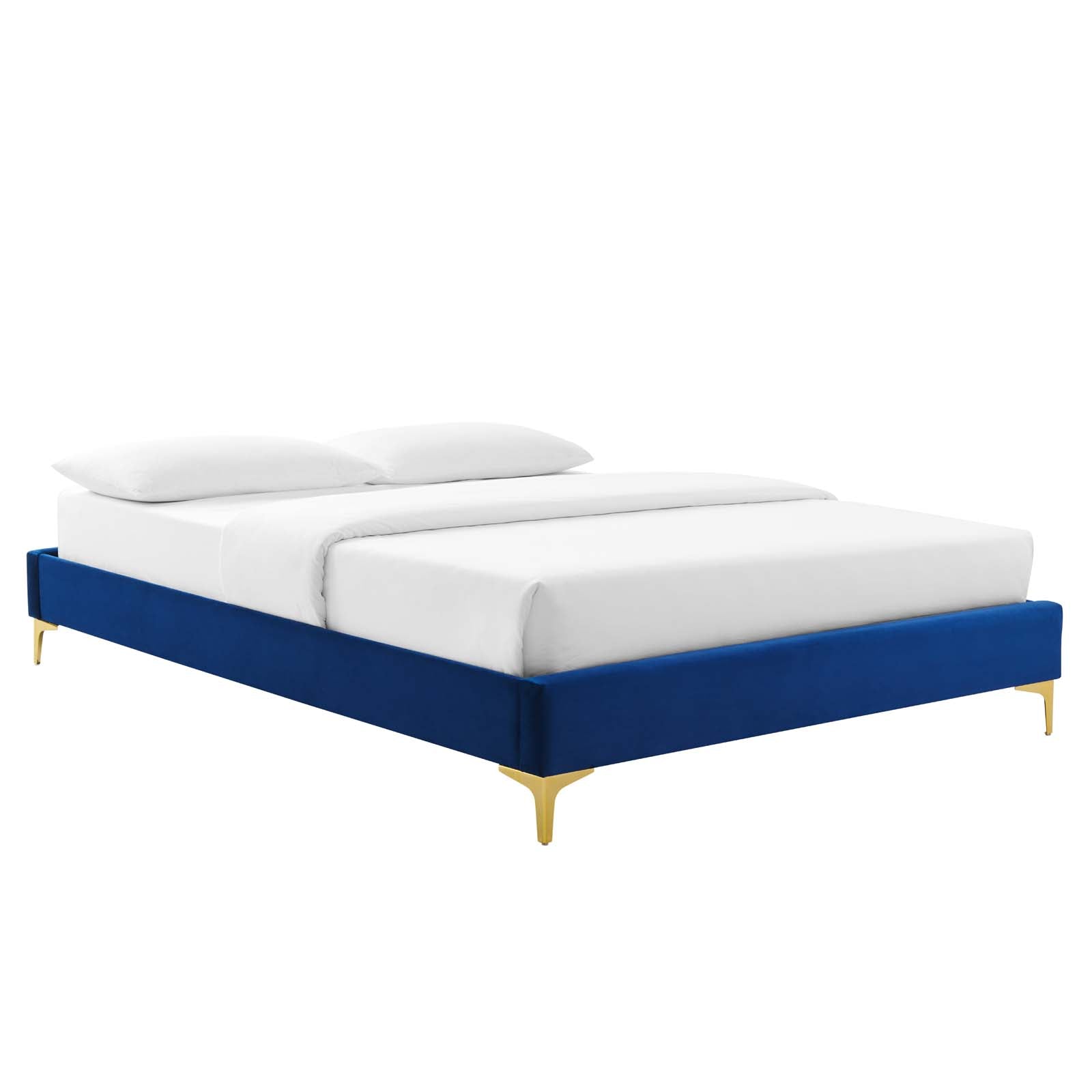 Colette King Performance Velvet Platform Bed By Modway - MOD-6894 | Beds - 78