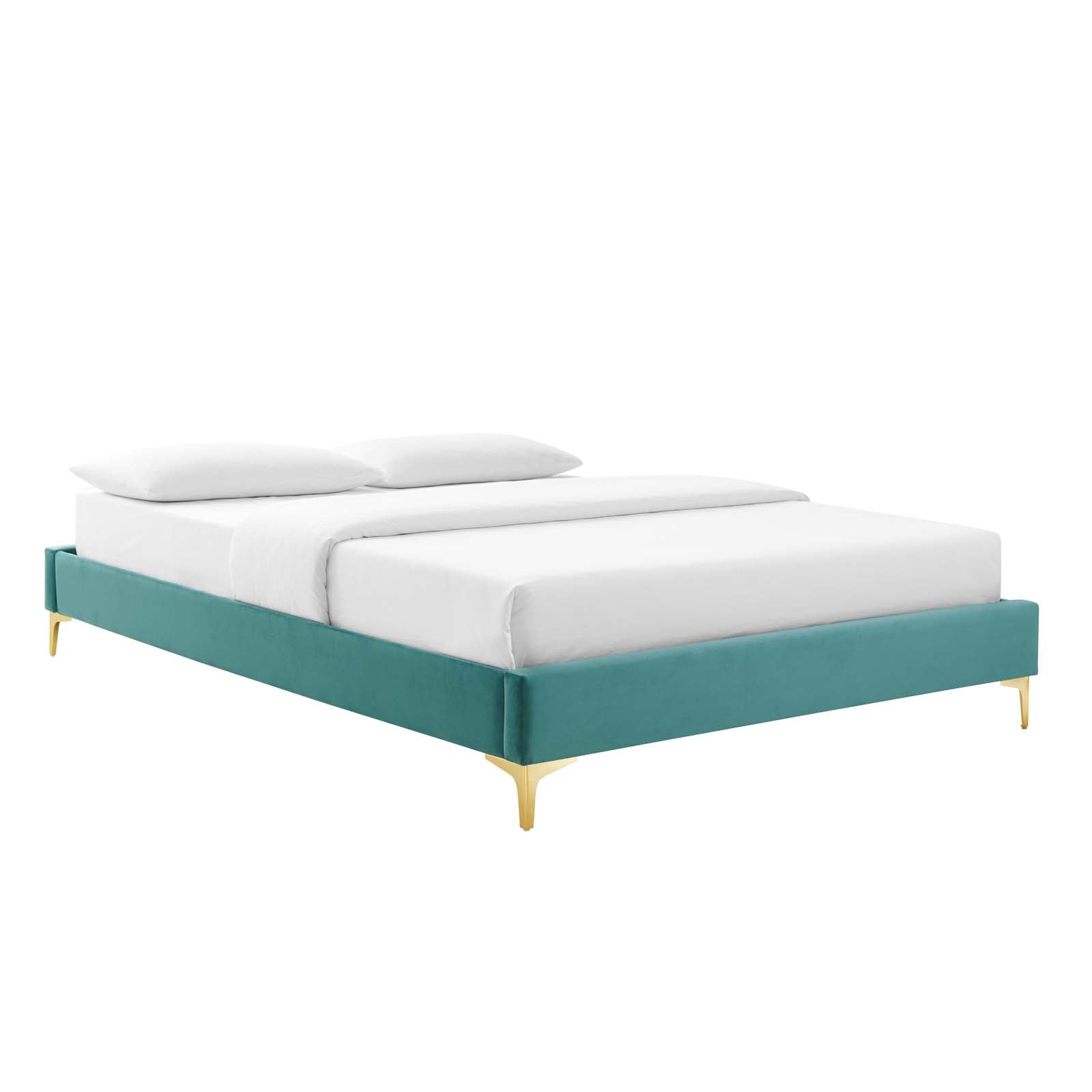 Colette King Performance Velvet Platform Bed By Modway - MOD-6894 | Beds - 110